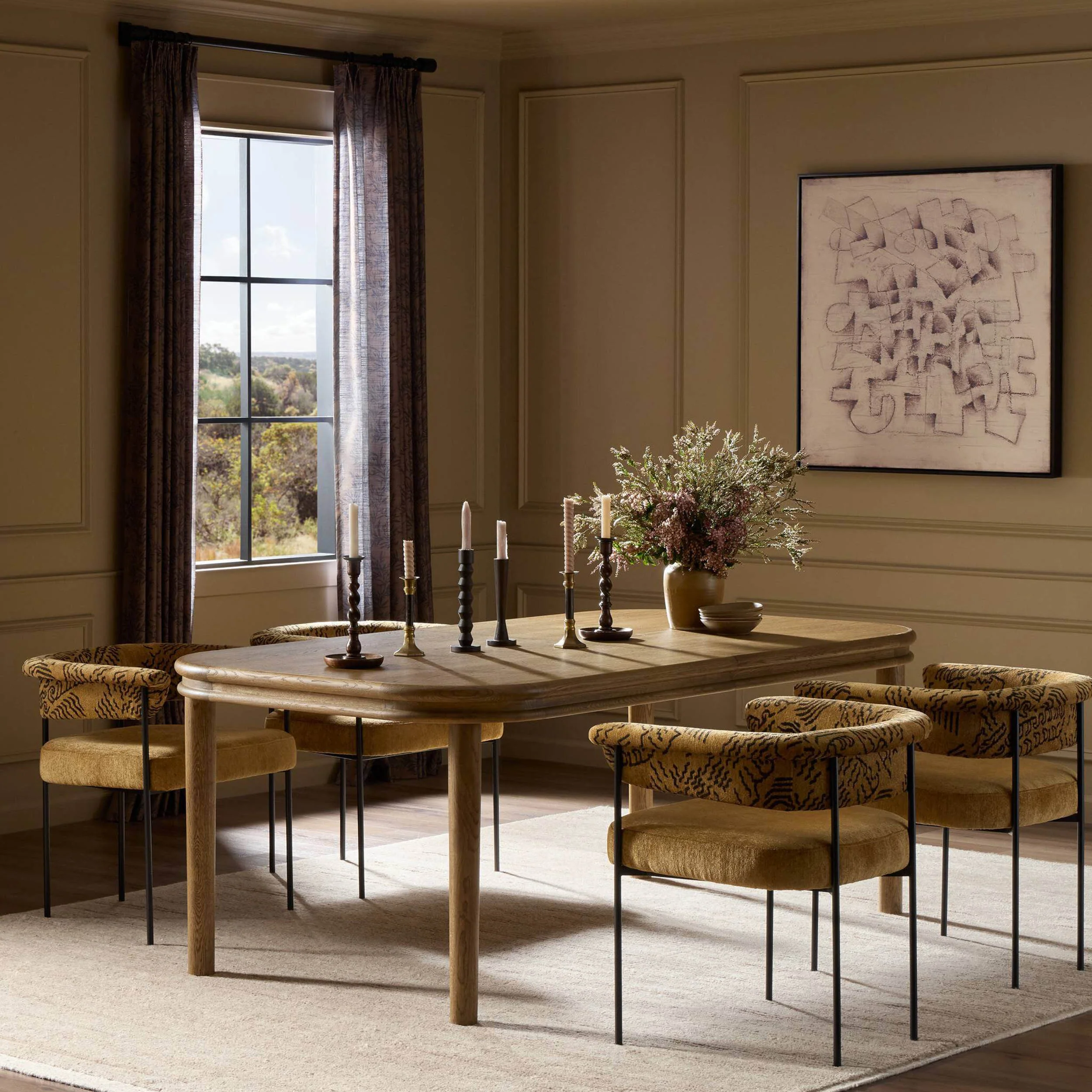 Florent Dining Table, Amber by Four Hands - Image 7