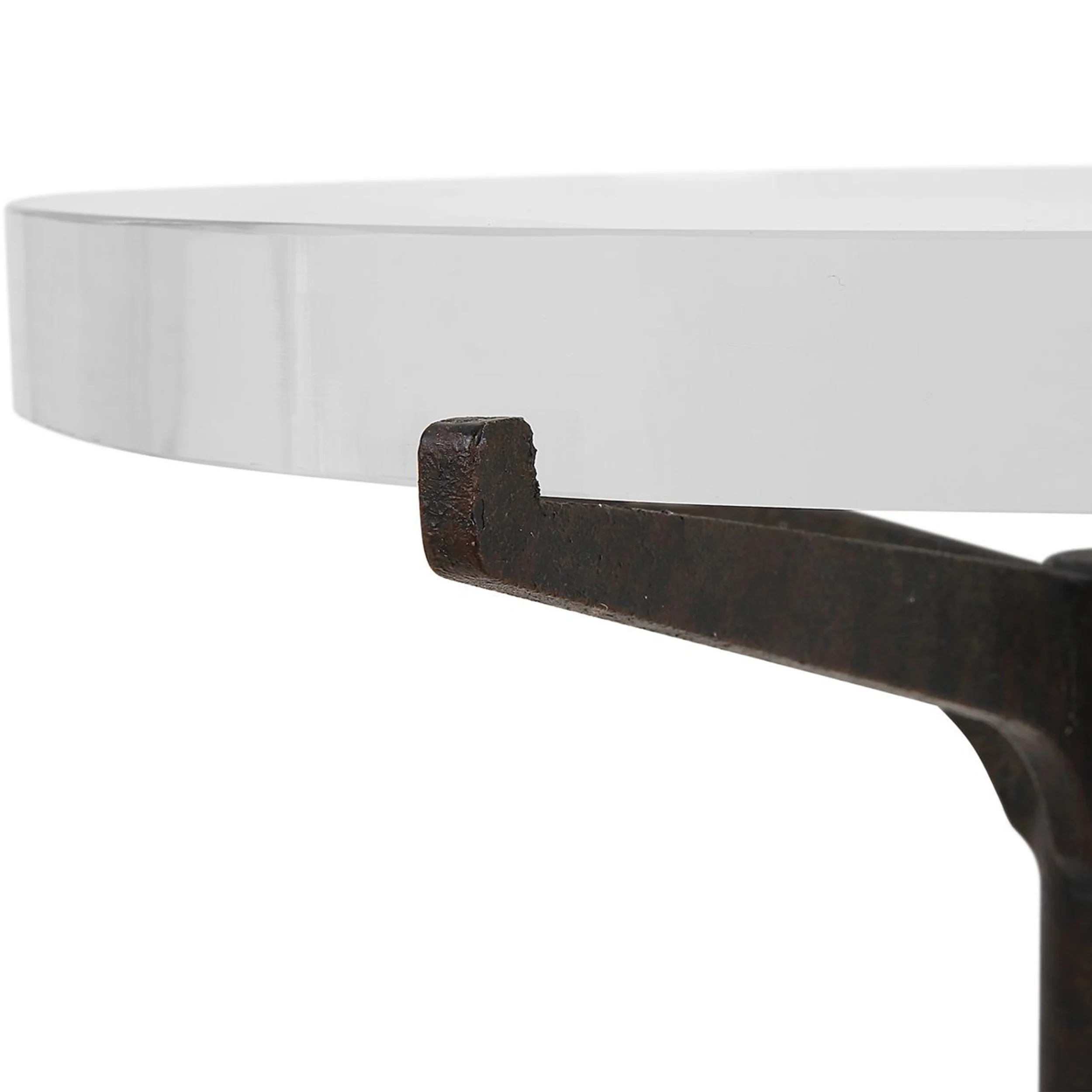 Forge Accent Table, Rustic Brown - Image 2