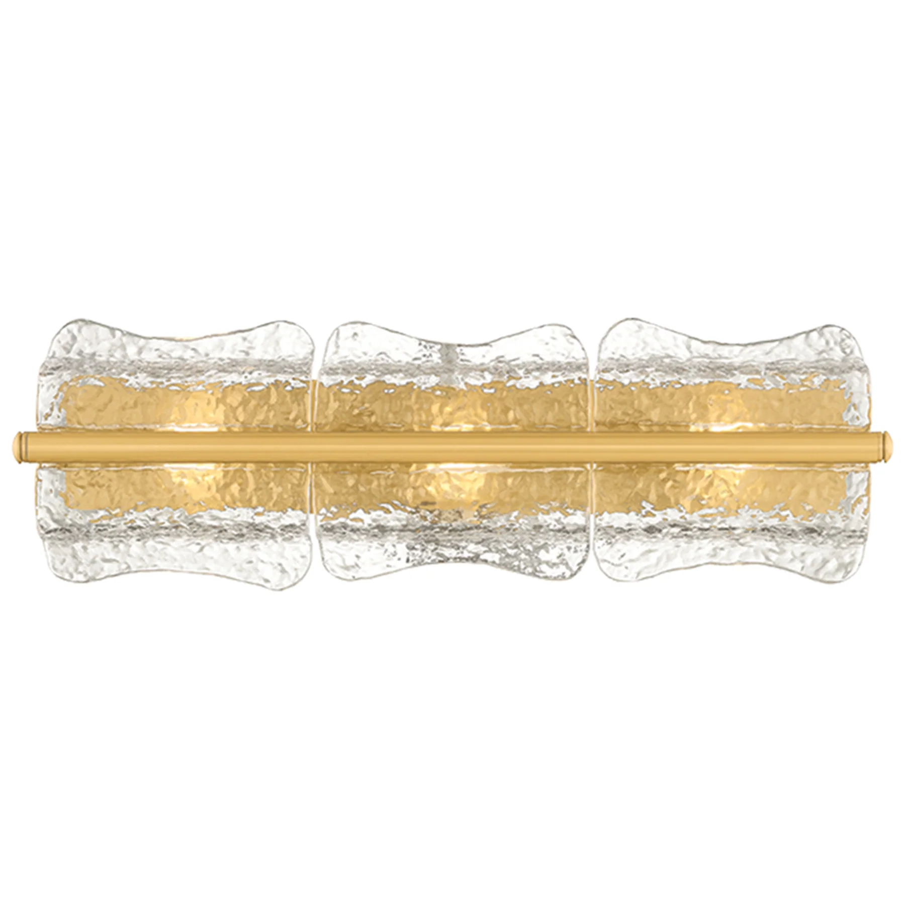 Fosterdale Horizontal Wall Sconce, Aged Brass - Image 6