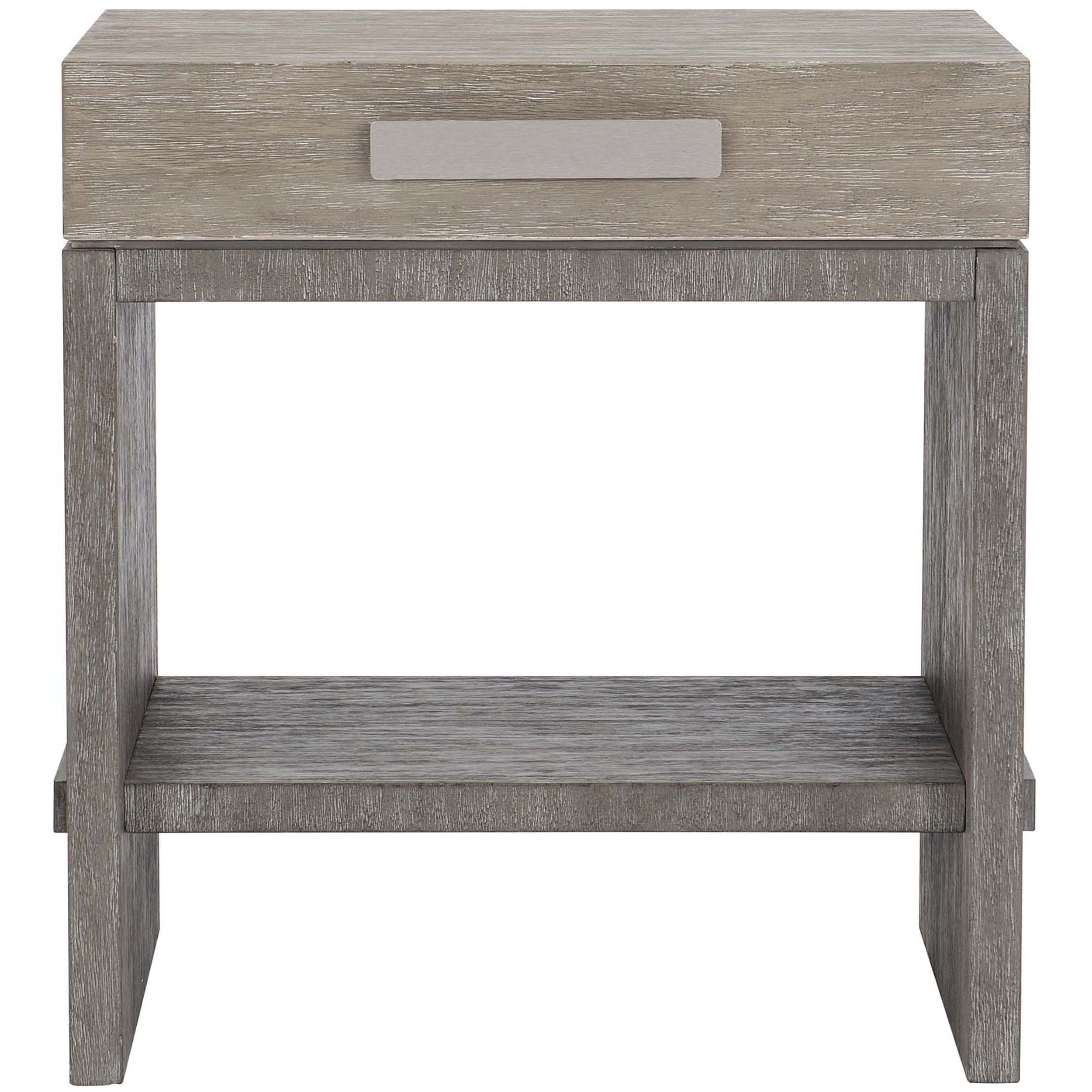 Foundations 1 Drawer Nightstand, Light Shale - Image 2