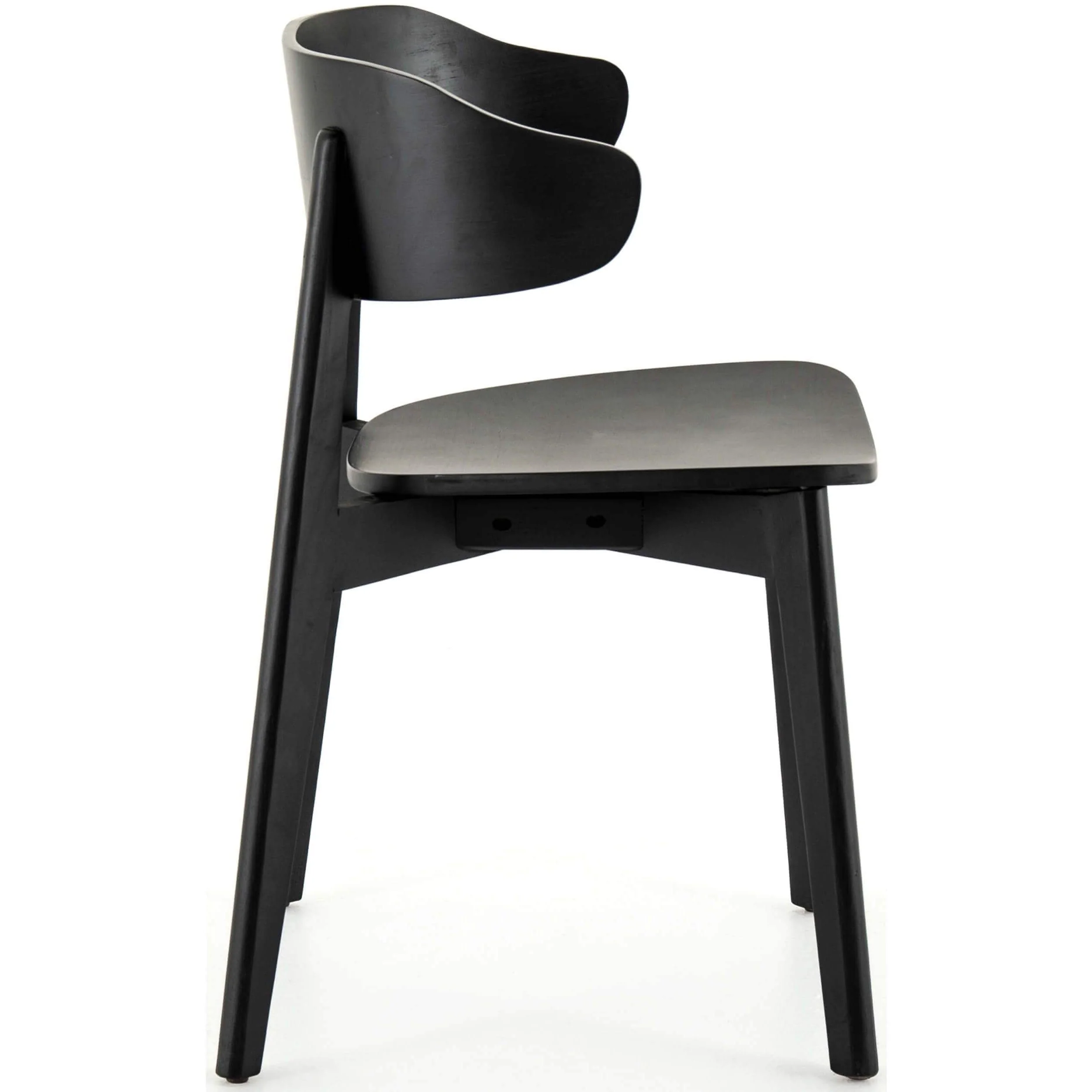 Franco Dining Chair, Black, Set of 2 by Four Hands - Image 3