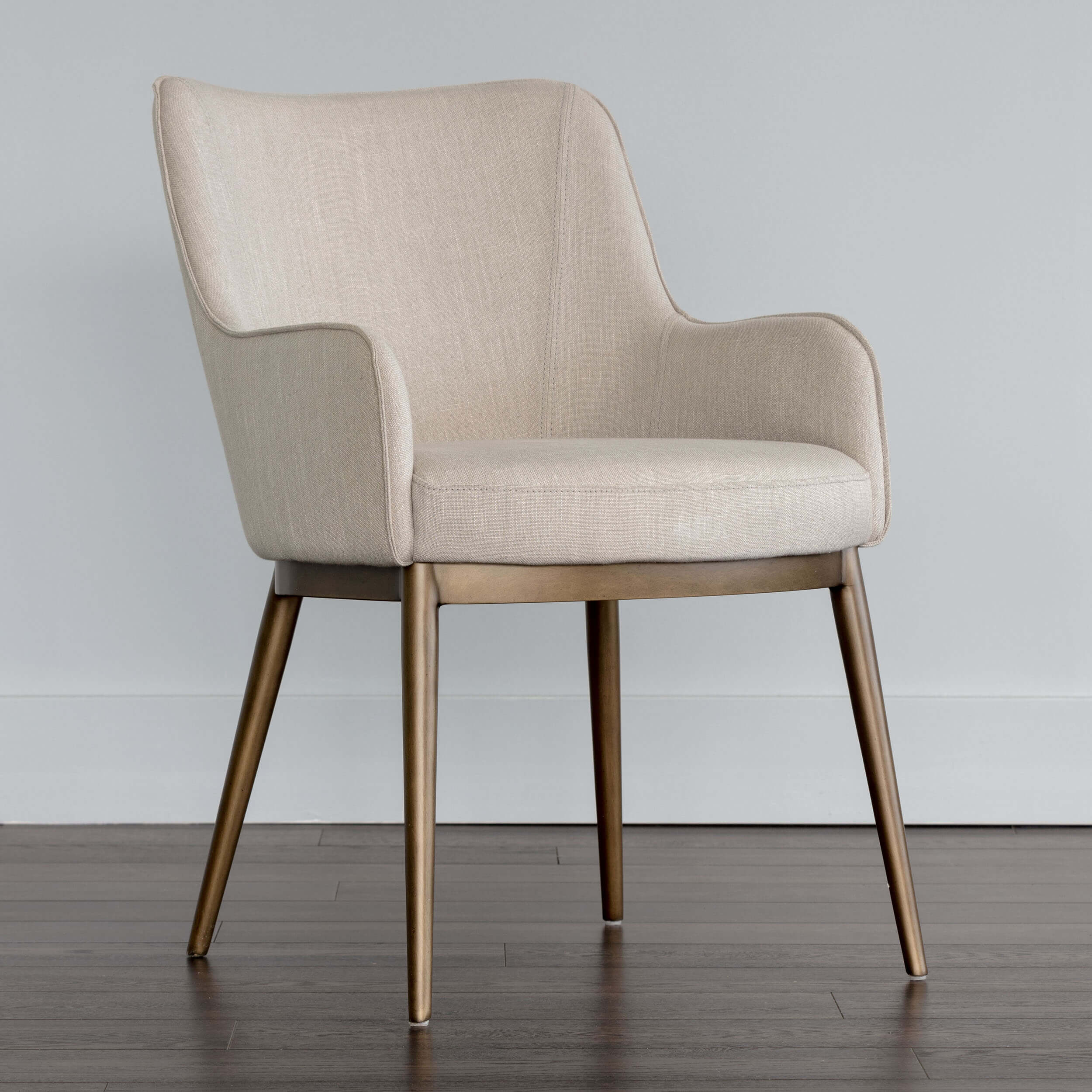 Franklin Dining Chair, Beige - Image 7