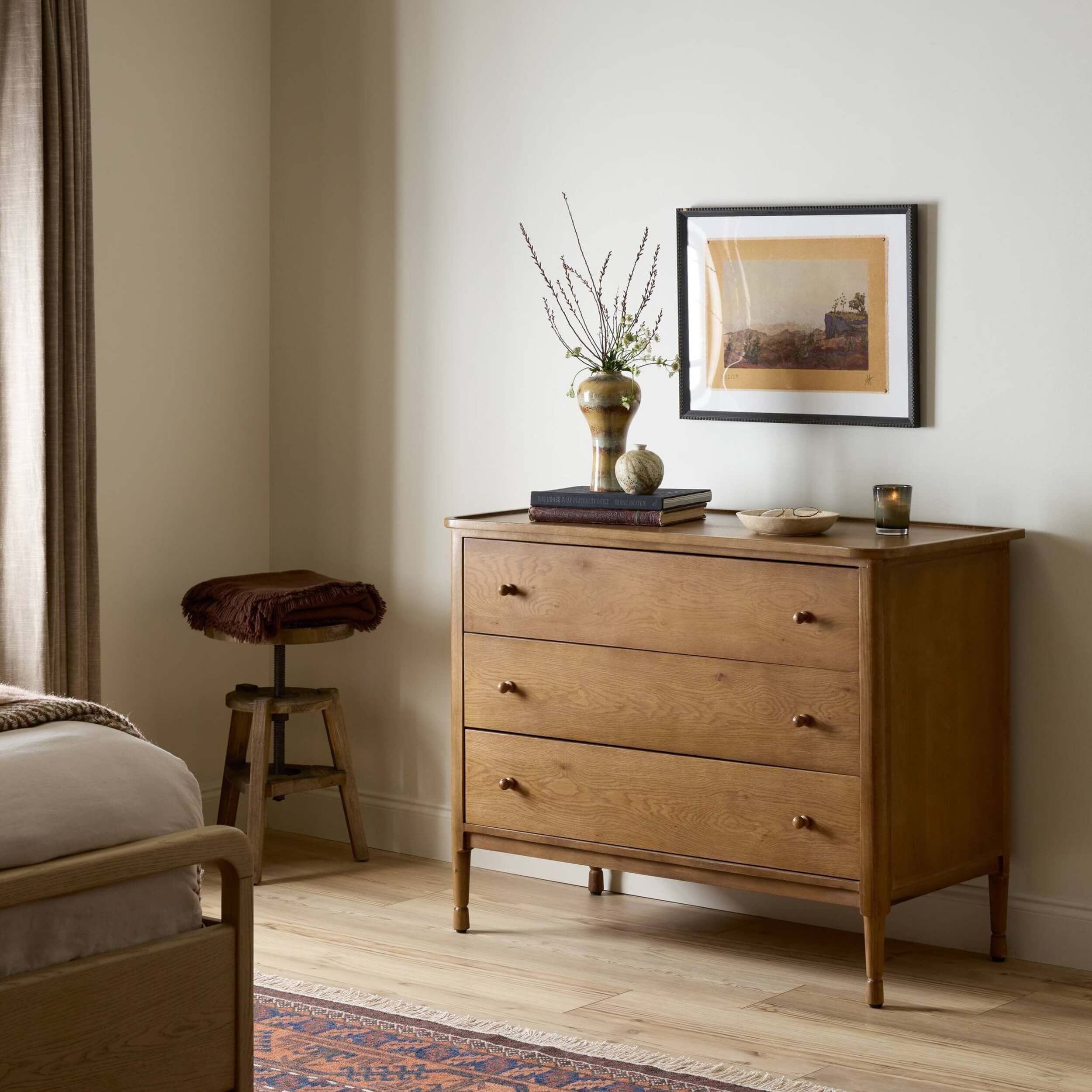 Franny 3 Drawer Chest, Saddle Brown by Amber Lewis x Four Hands - Image 8