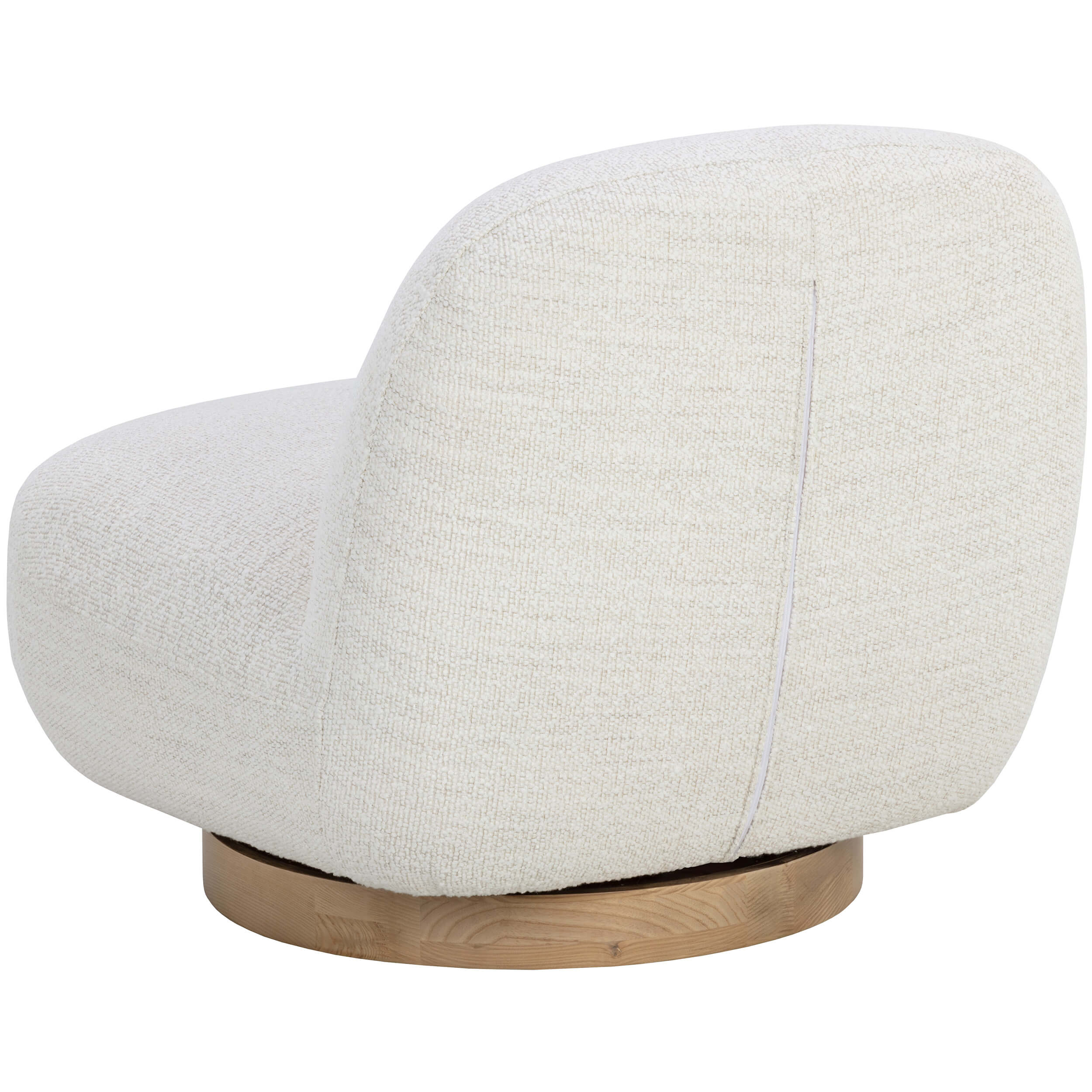 Franze Swivel Chair, Merino Pearl - Image 4