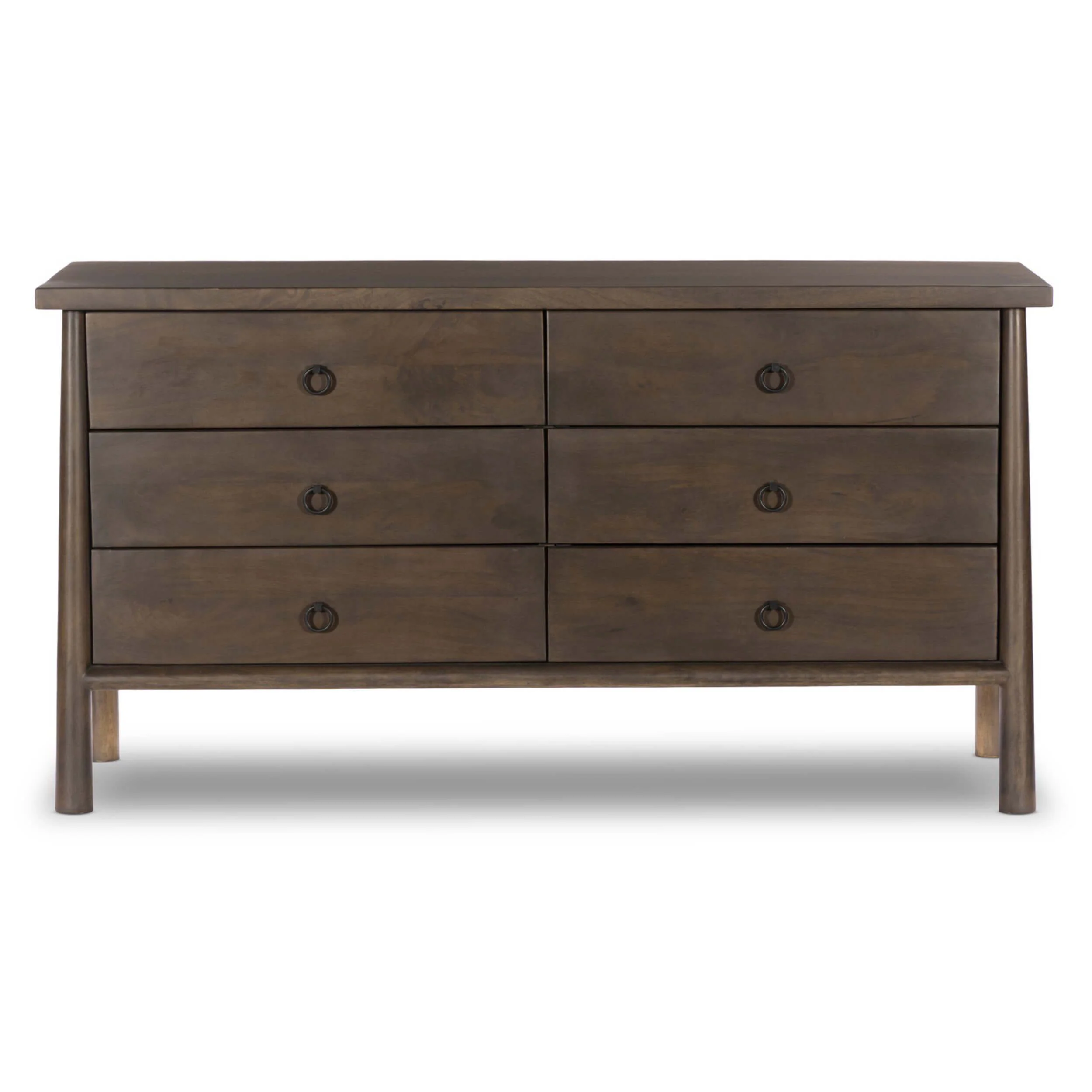 Freddie 6 Drawer Dresser, Brown by Four Hands - Image 2