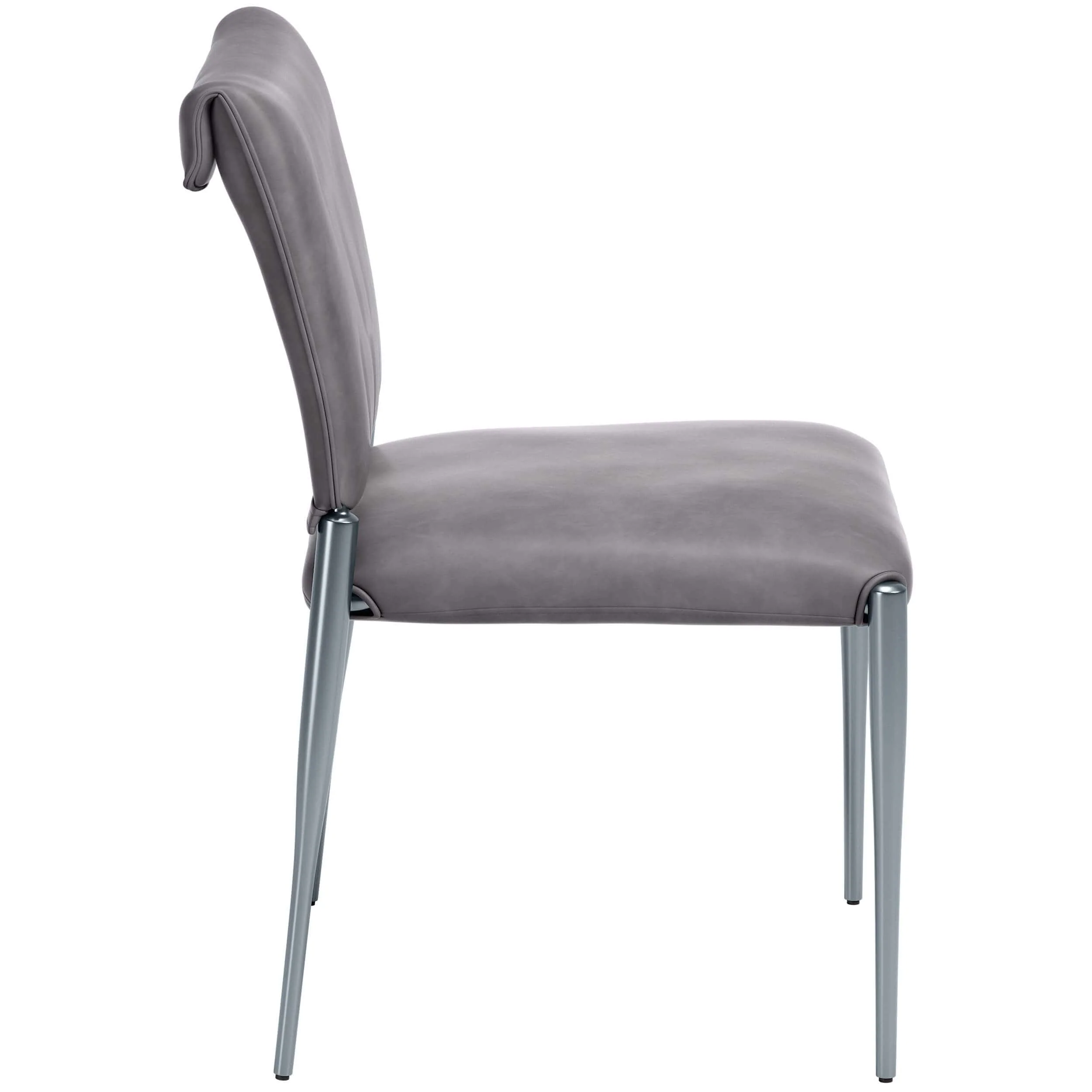 Freesia Dining Chair, Charcoal Gray, Set of 2 - Image 3