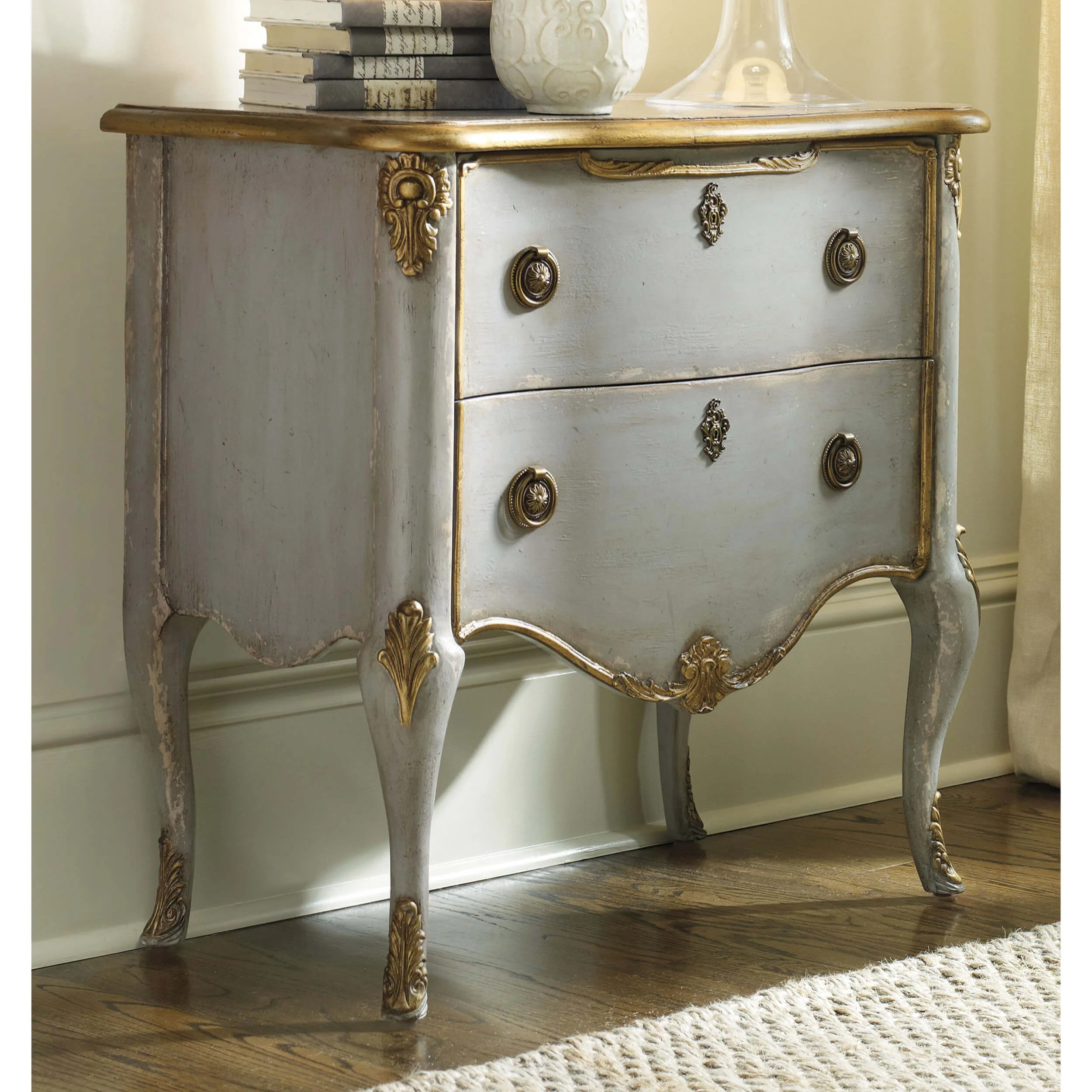 French 2 Drawer Chest