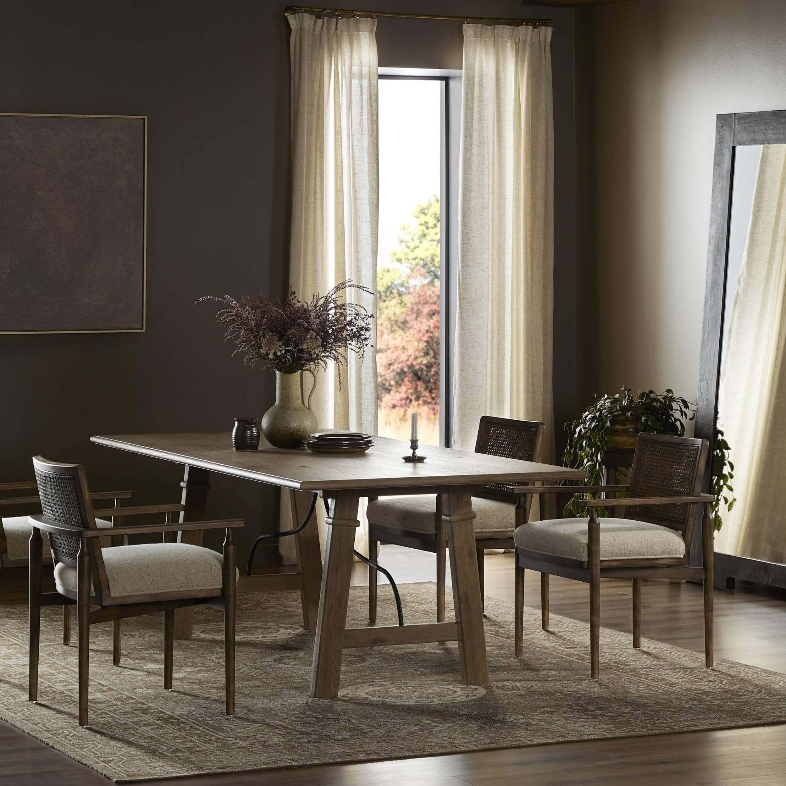 Fritz Dining Table, Drifted Oak by Amber Lewis x Four Hands - Image 6