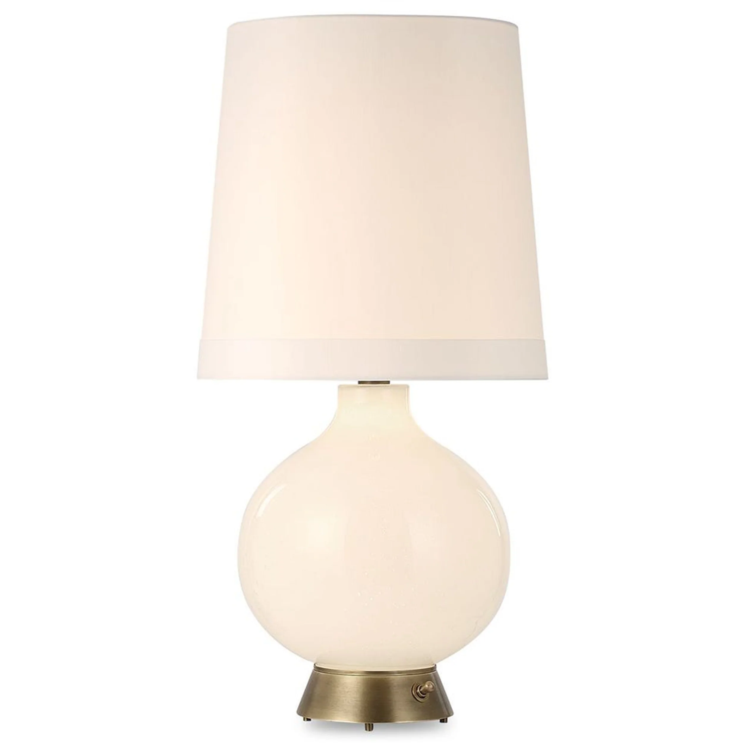 Full Moon Table Lamp, Iridescent White - Image 2