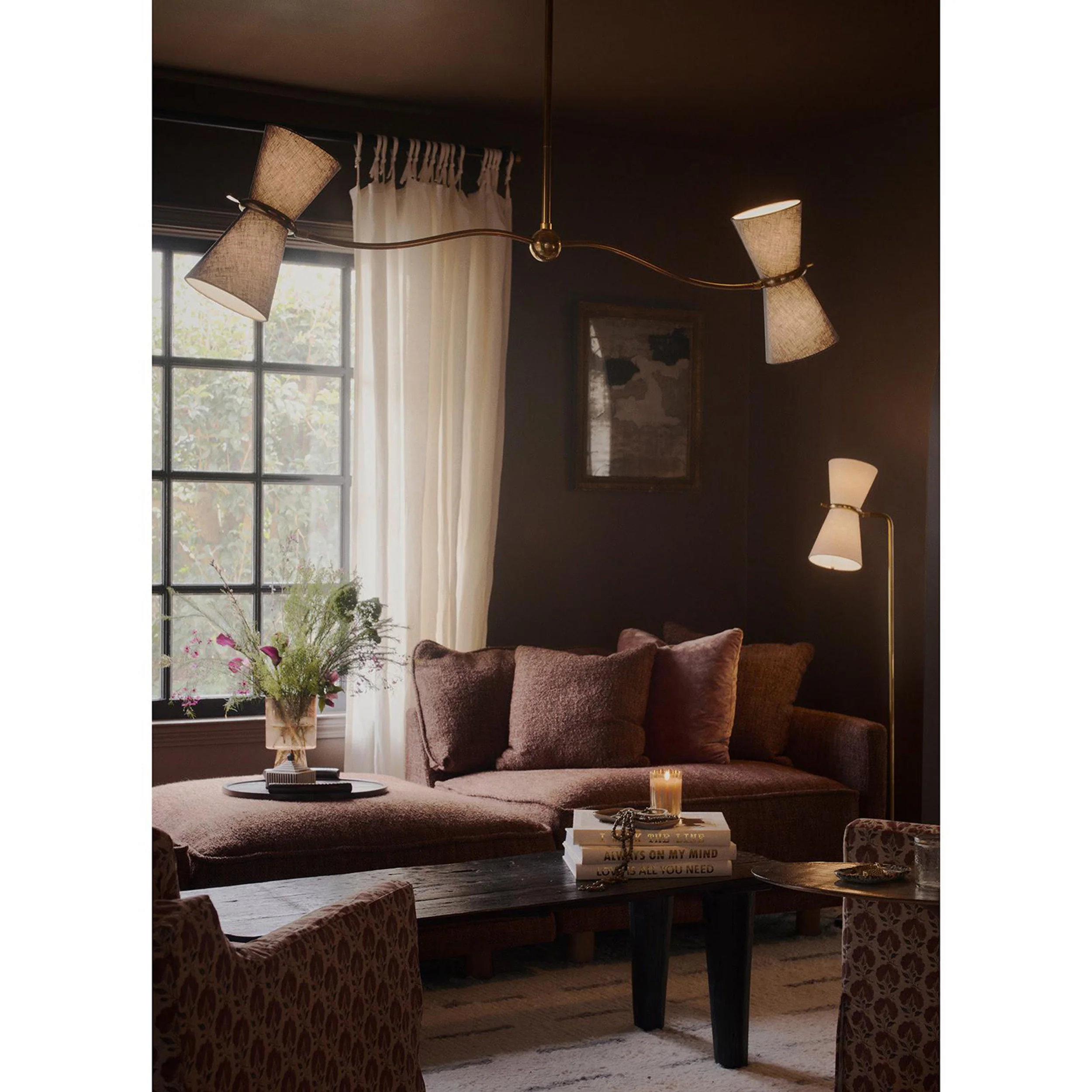 Gable Linear Chandelier, Storm Blue - Image 7
