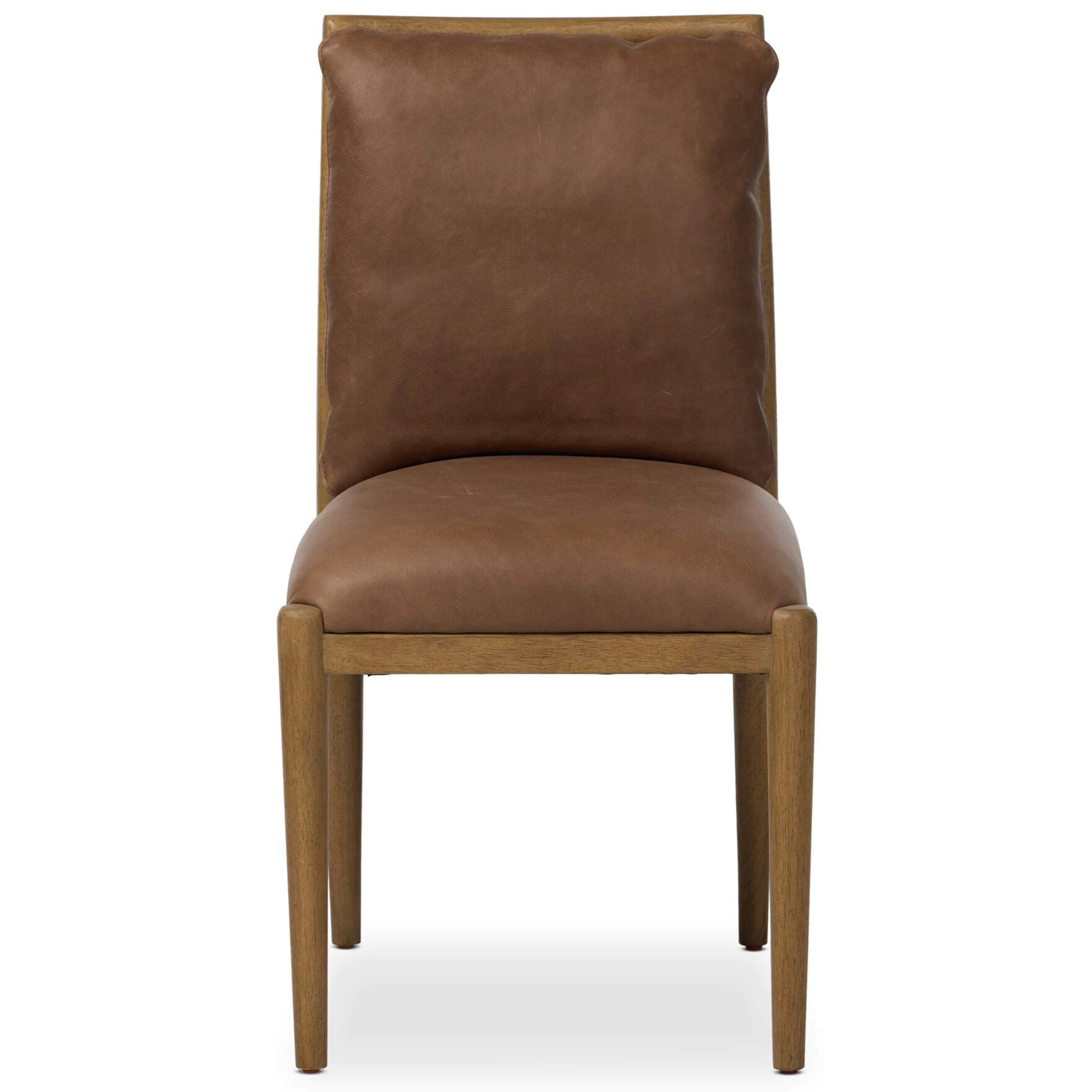 Gallagher Leather Dining Chair, Palermo Cigar, Set of 2 by Four Hands - Image 2
