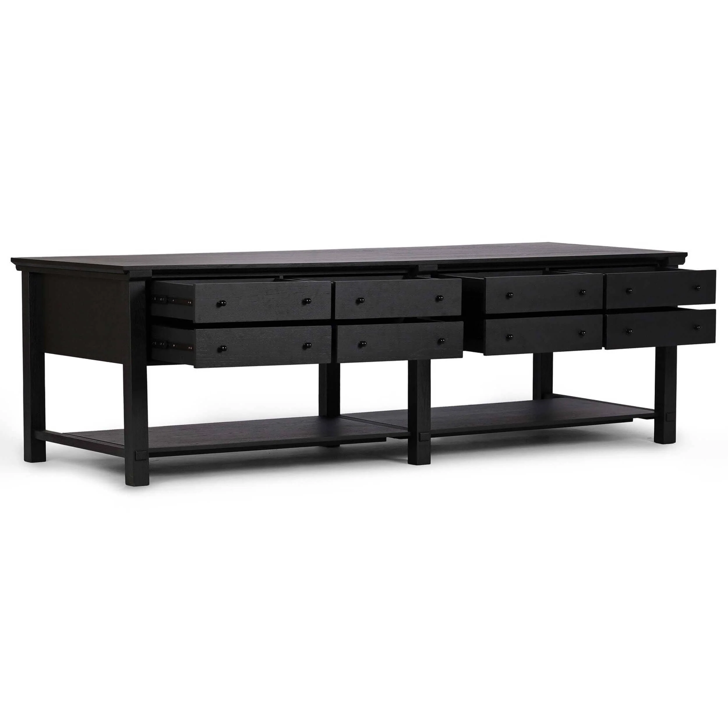 Gardendale Kitchen Island, Stained Black - Image 2