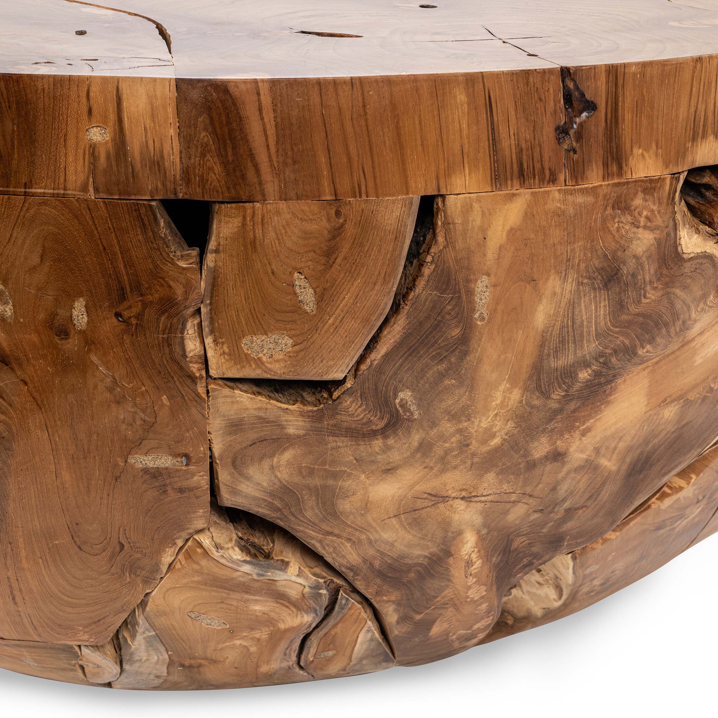Garford Round Coffee Table, Natural - Image 3