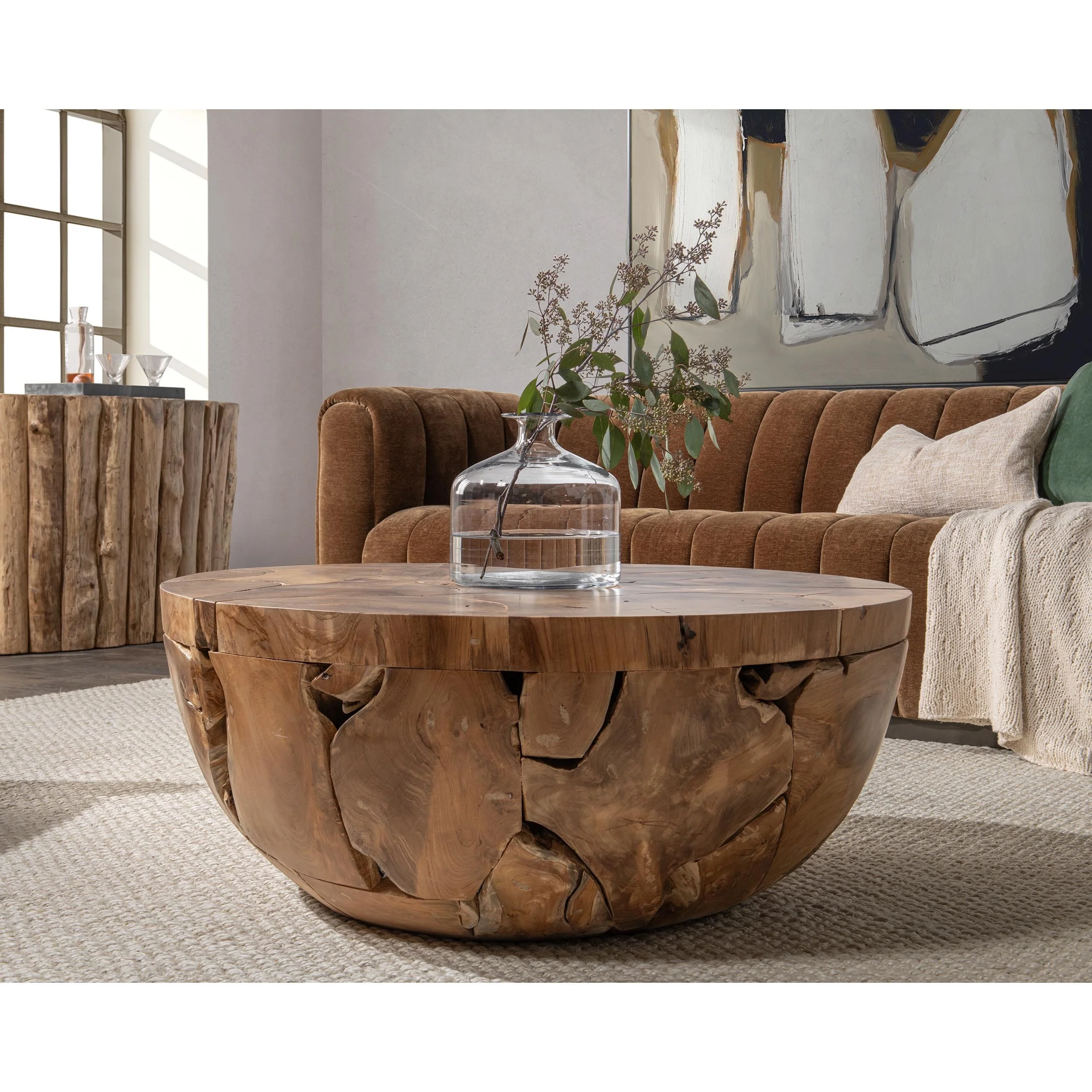 Garford Round Coffee Table, Natural - Image 4
