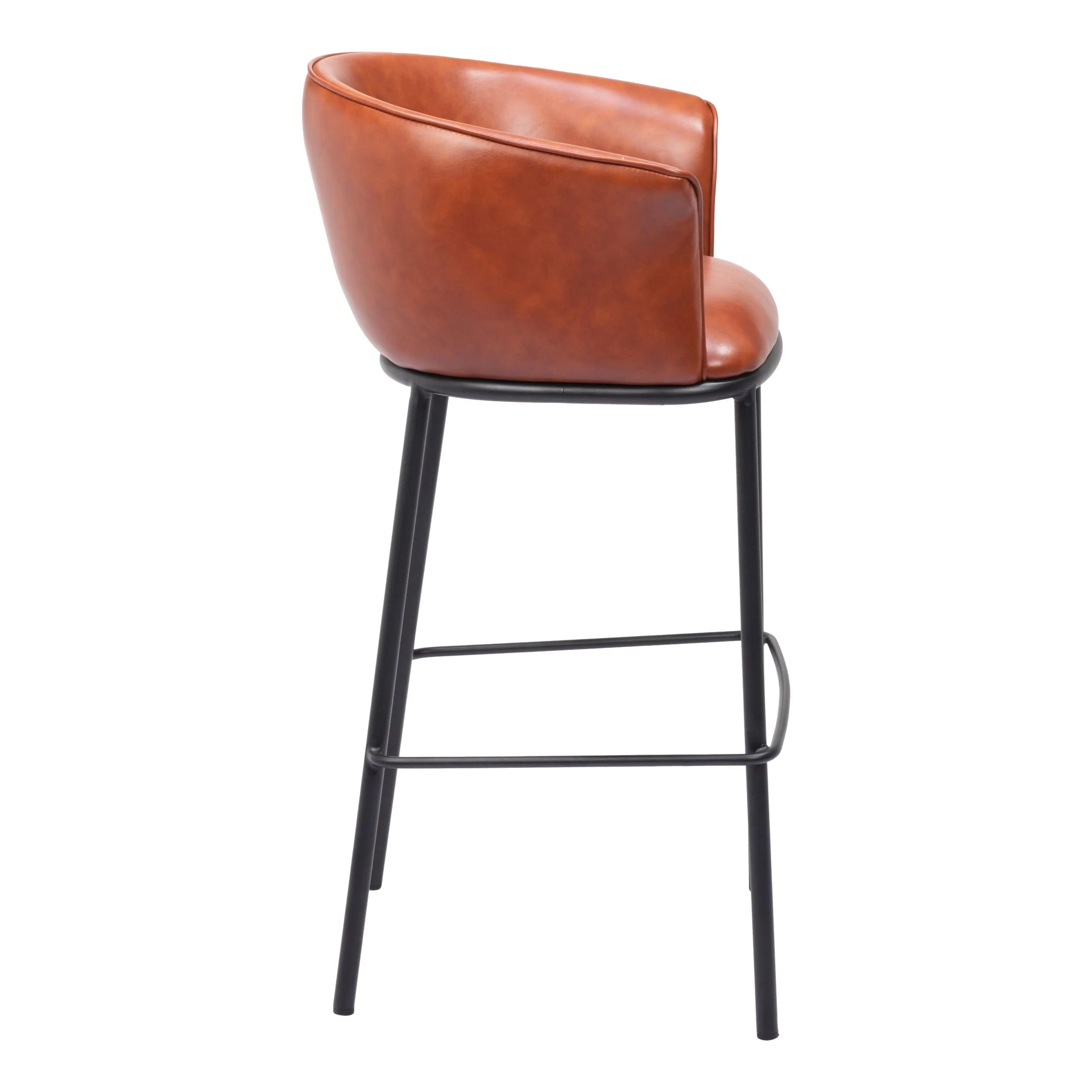 Garston Bar Stool, Brown - Image 5