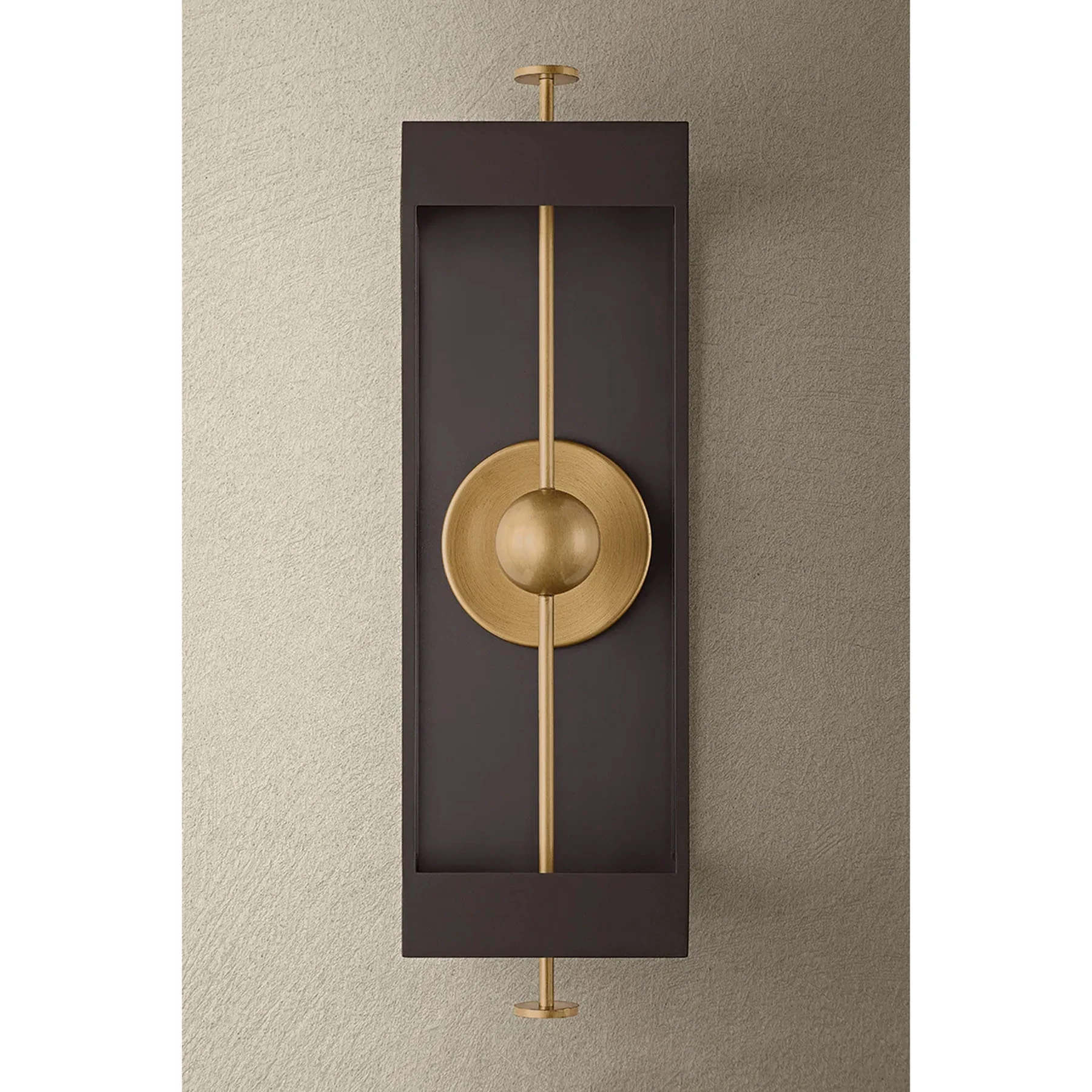 Garvey Wall Sconce, Textured Bronze/Patina Brass - Image 12