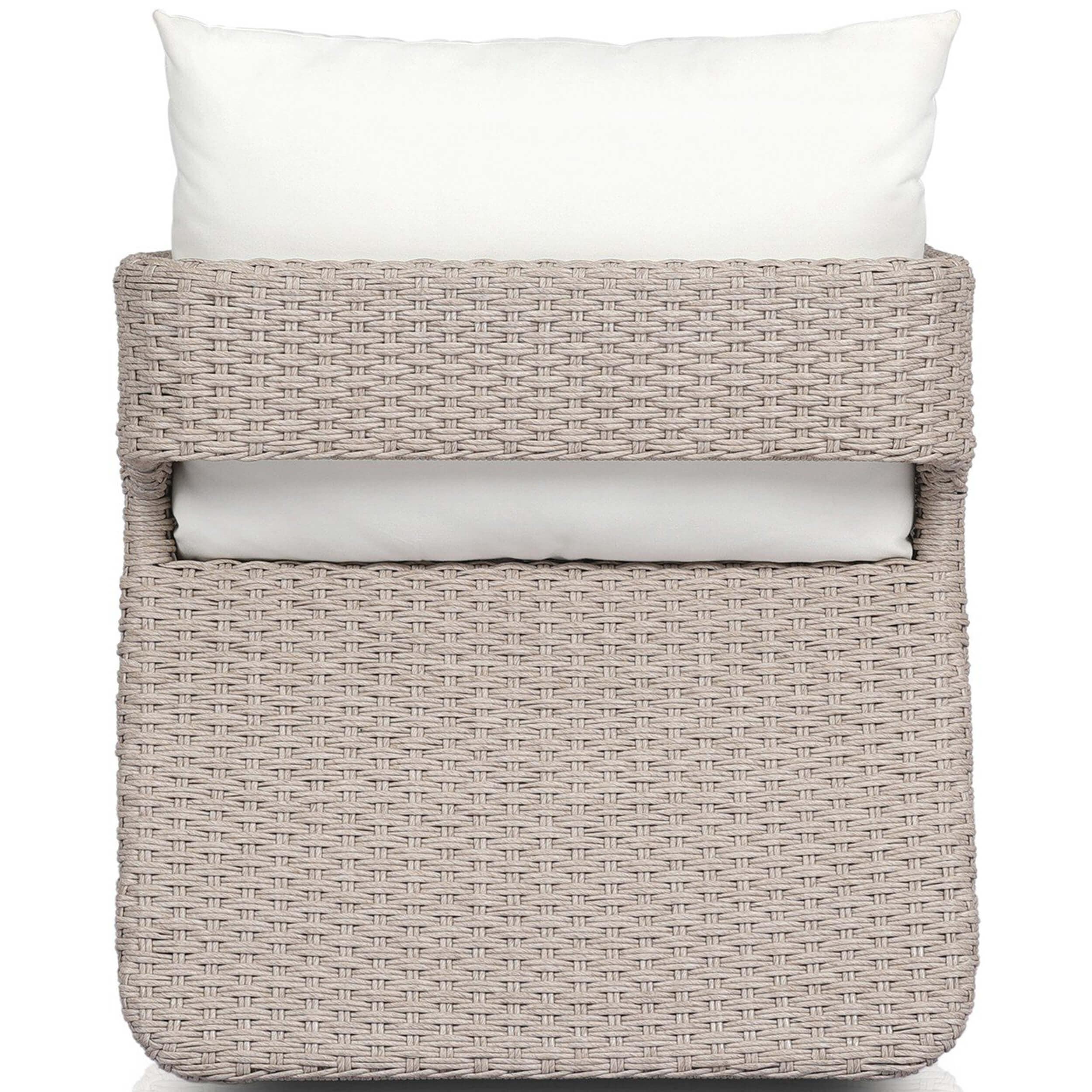 Geneva Outdoor Swivel Chair, Arashi Salt by Four Hands - Image 4
