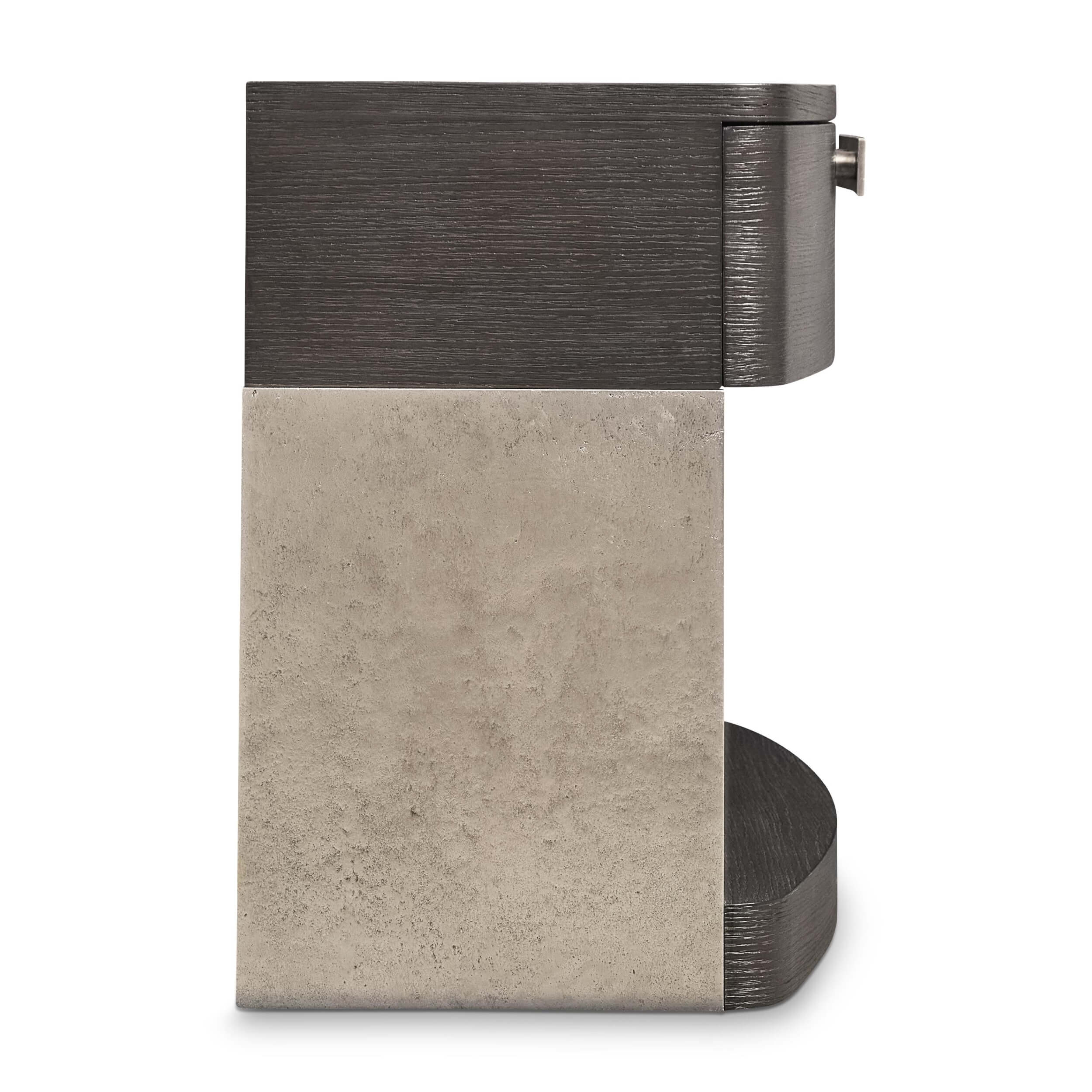 Geneve 1 Drawer Nightstand, Robor - Image 3