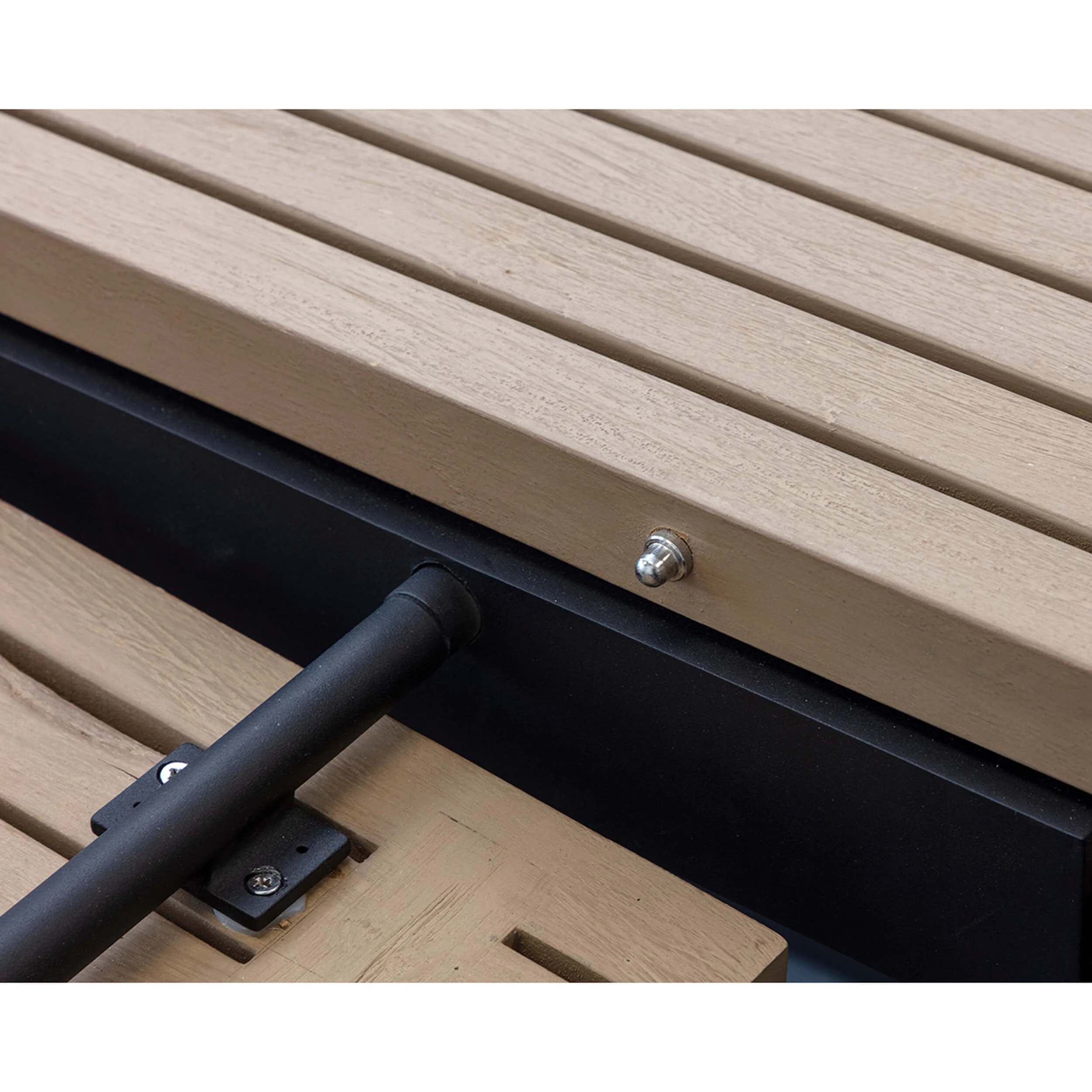 Geneve Outdoor Extension Dining Table, Drift Brown - Image 4