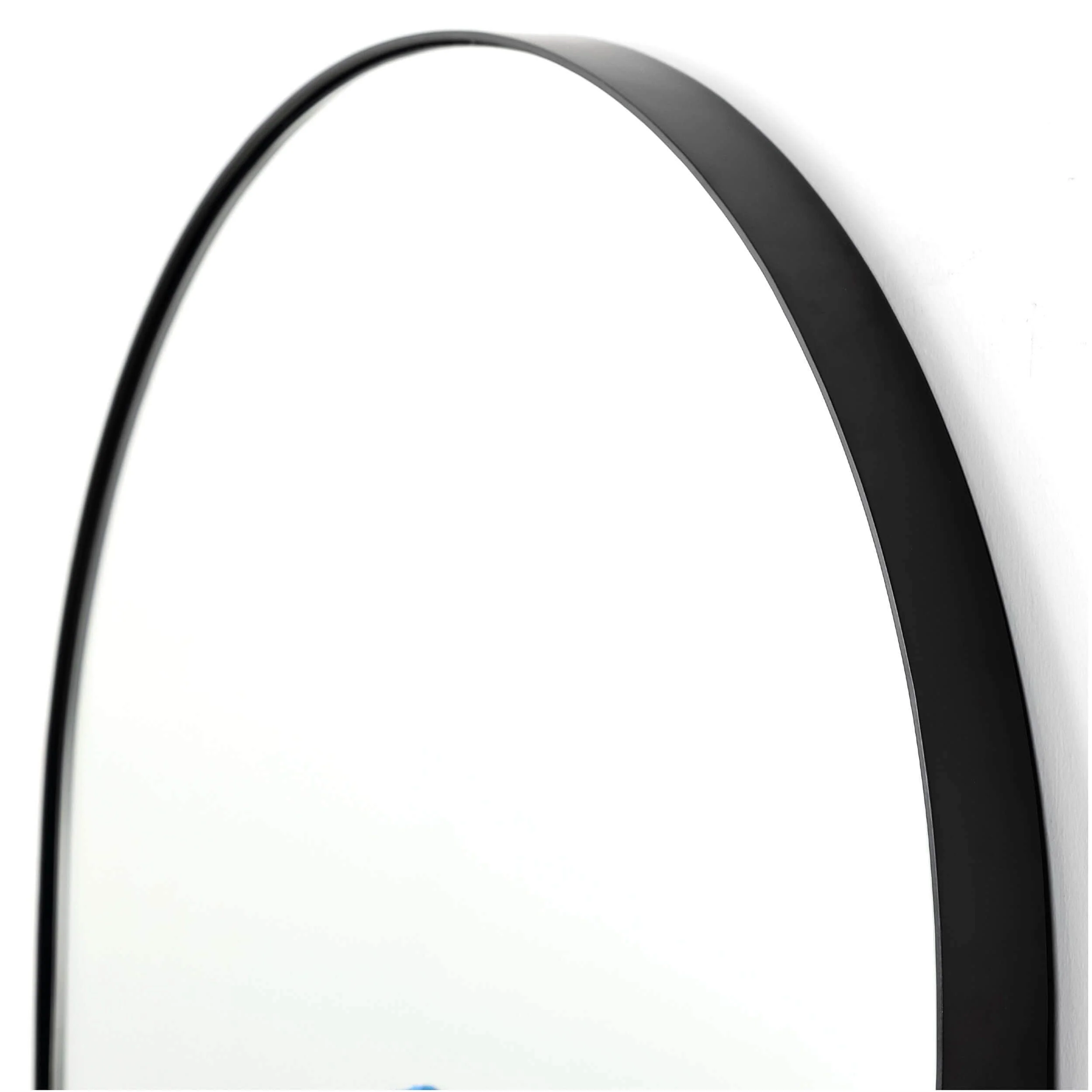 Georgina Floor Mirror, Iron Matte Black by Four Hands - Image 3