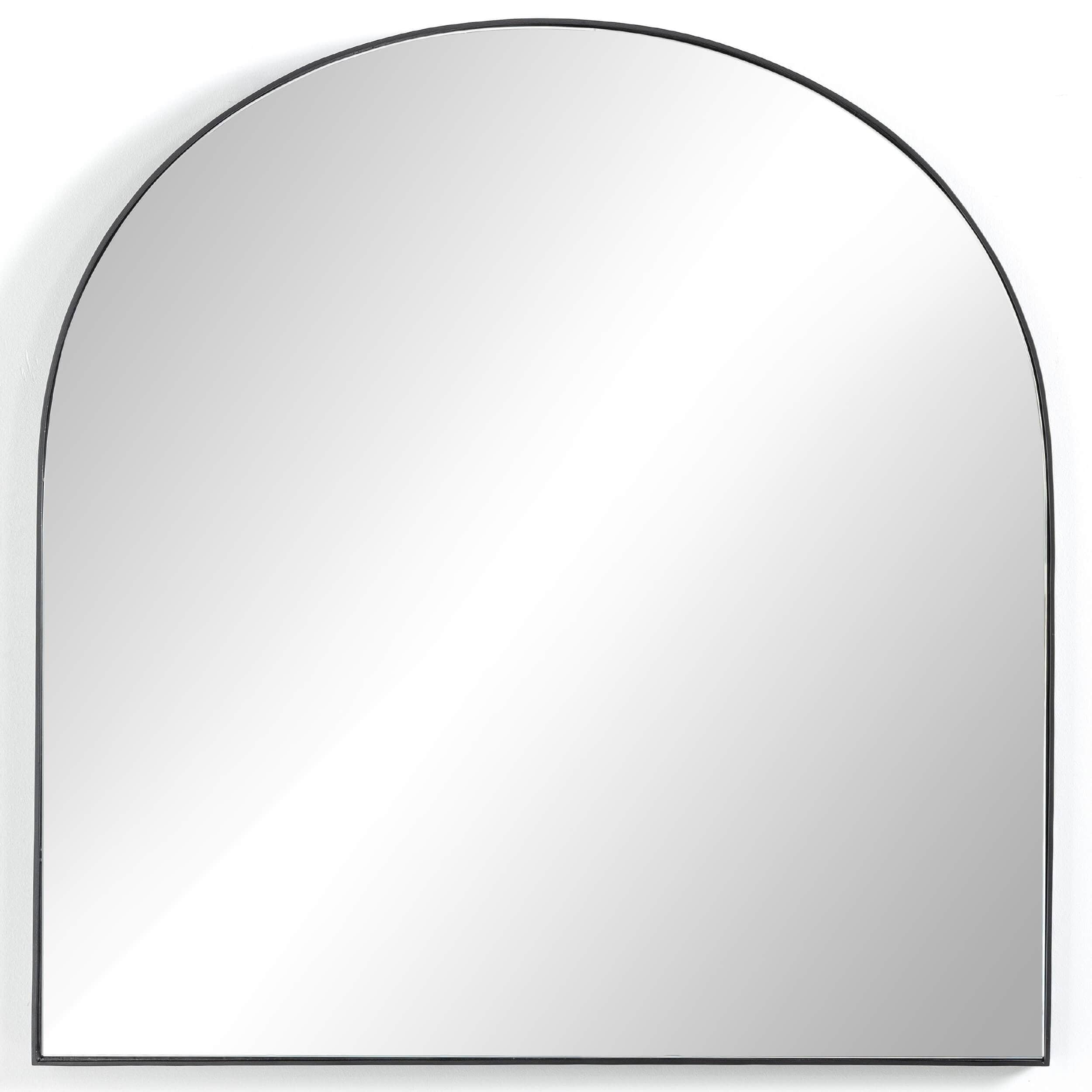 Georgina Wide Mirror, Matte Black by Four Hands