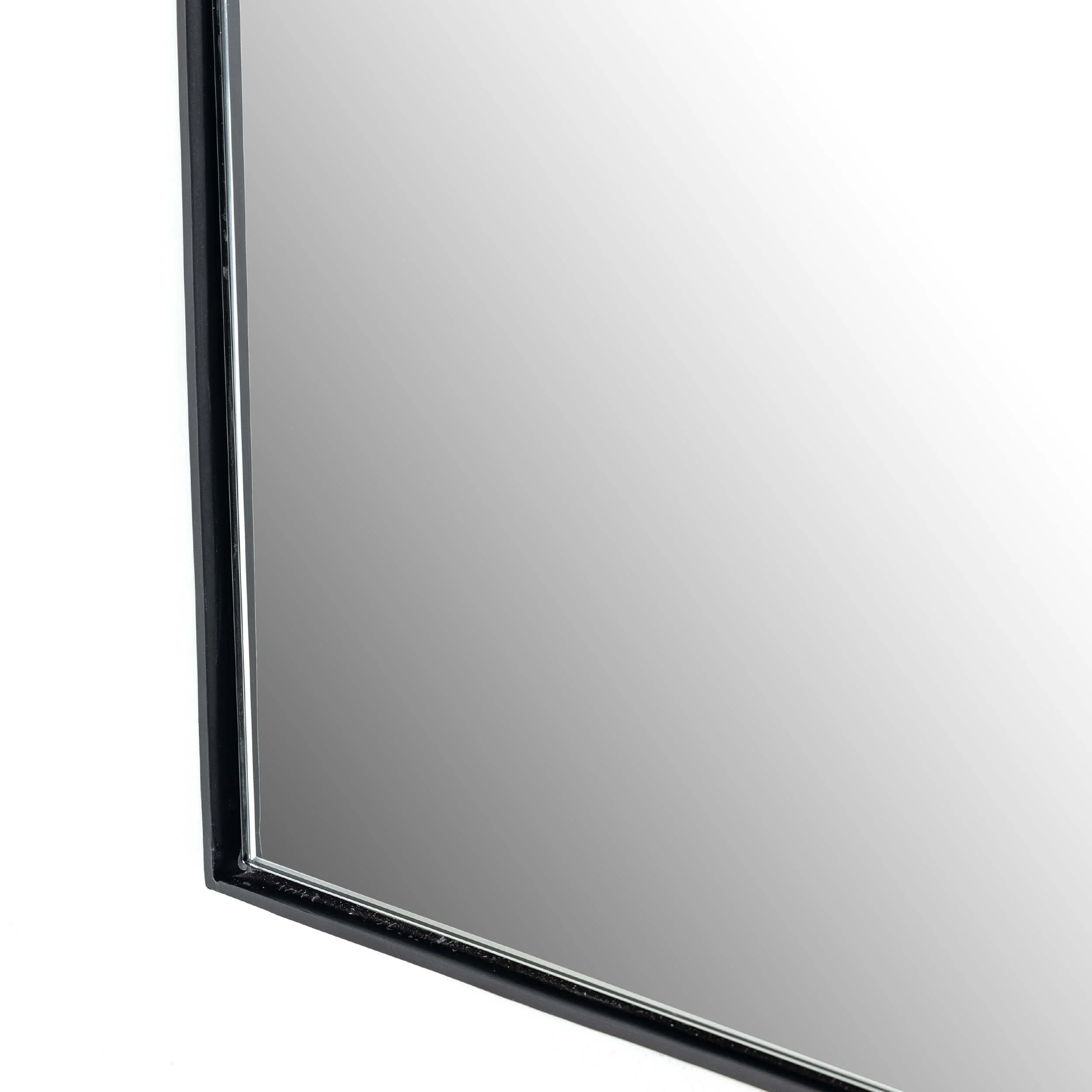 Georgina Wide Mirror, Matte Black by Four Hands - Image 3