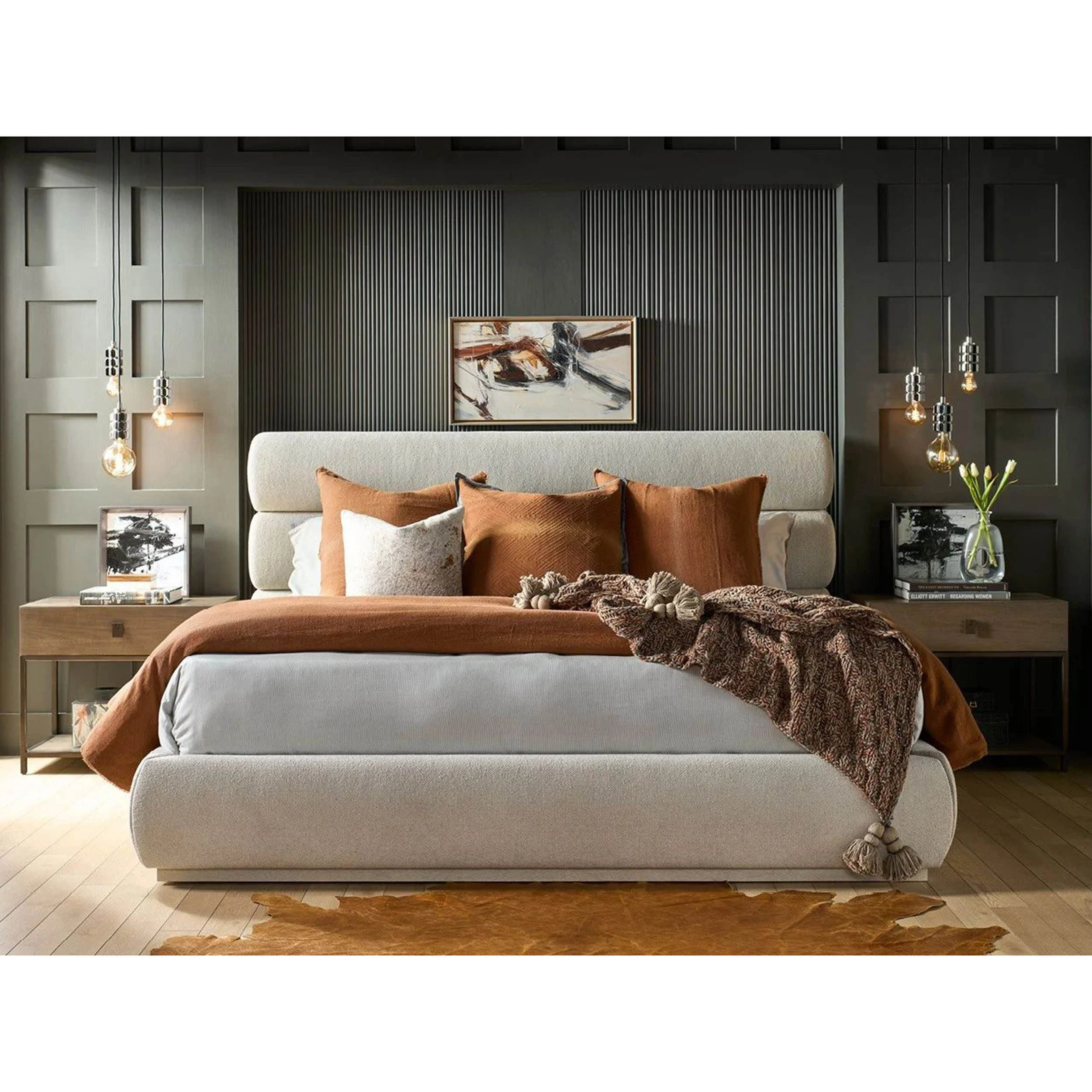 Horizon Bed, Neve Linen - Image 5