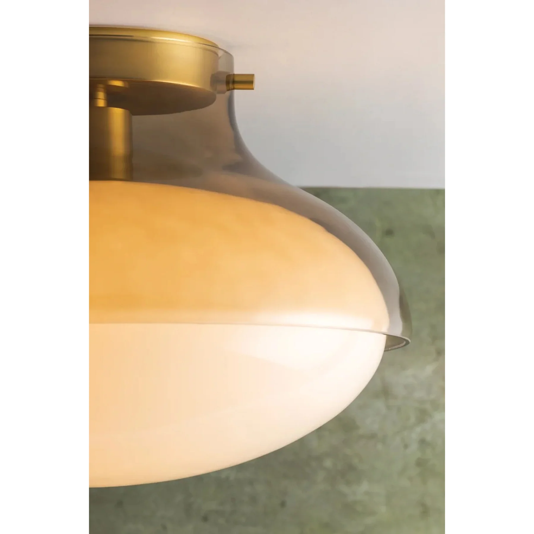 Gianna Flush Mount, Aged Brass - Image 3