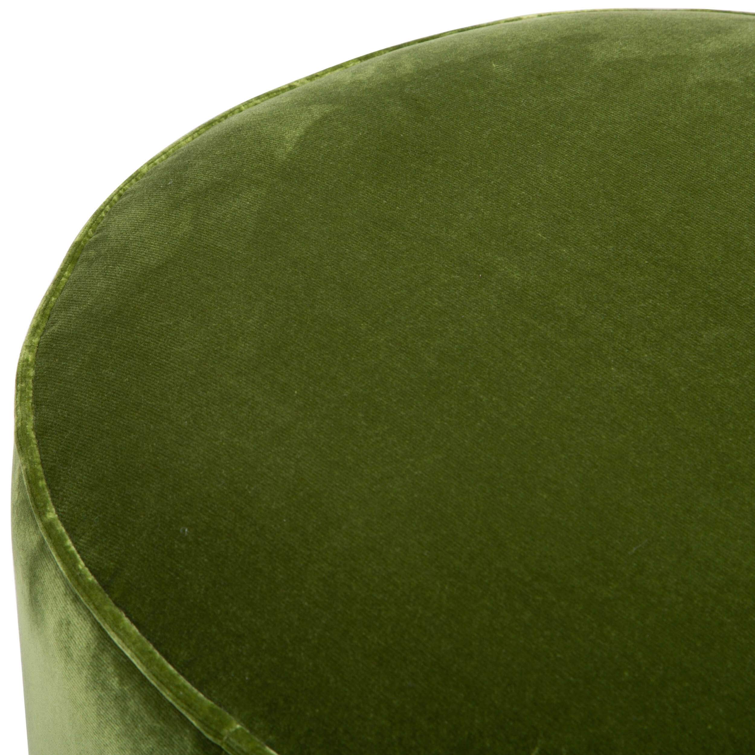 Gigi Swivel Ottoman, Olive Green - Image 3