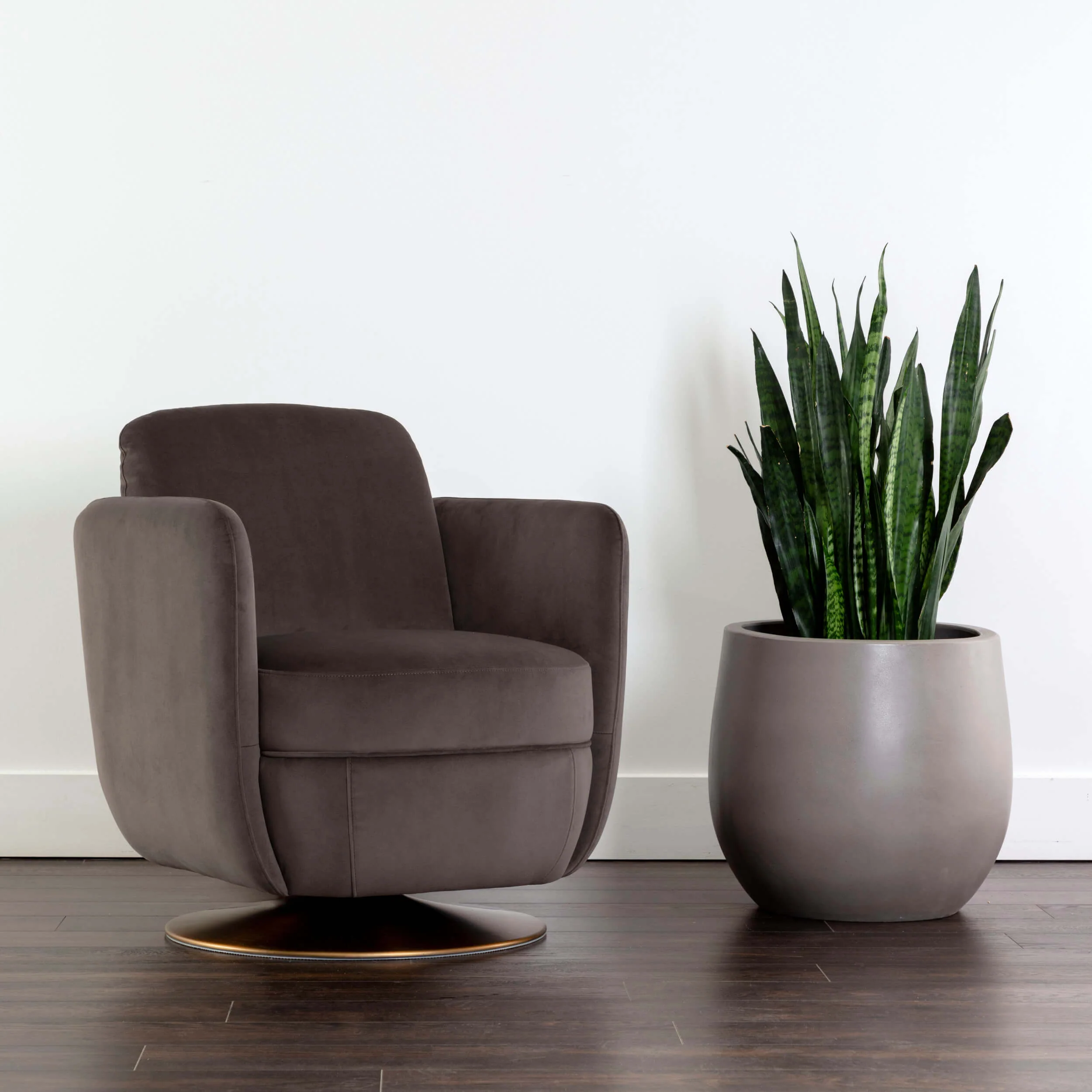 Gilley Swivel Chair, Meg Ash - Image 5