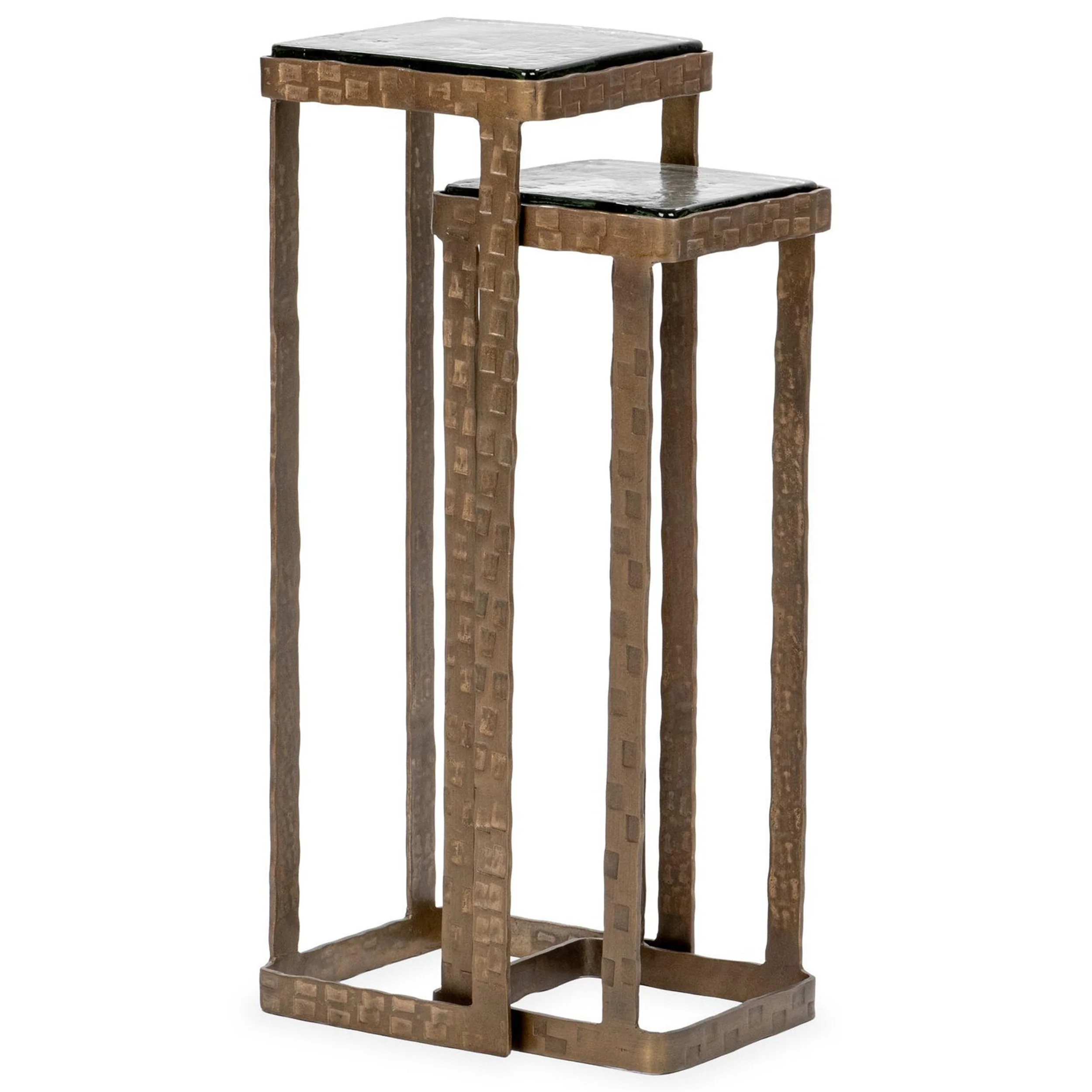 Gillian Nesting Accent Tables, Brass