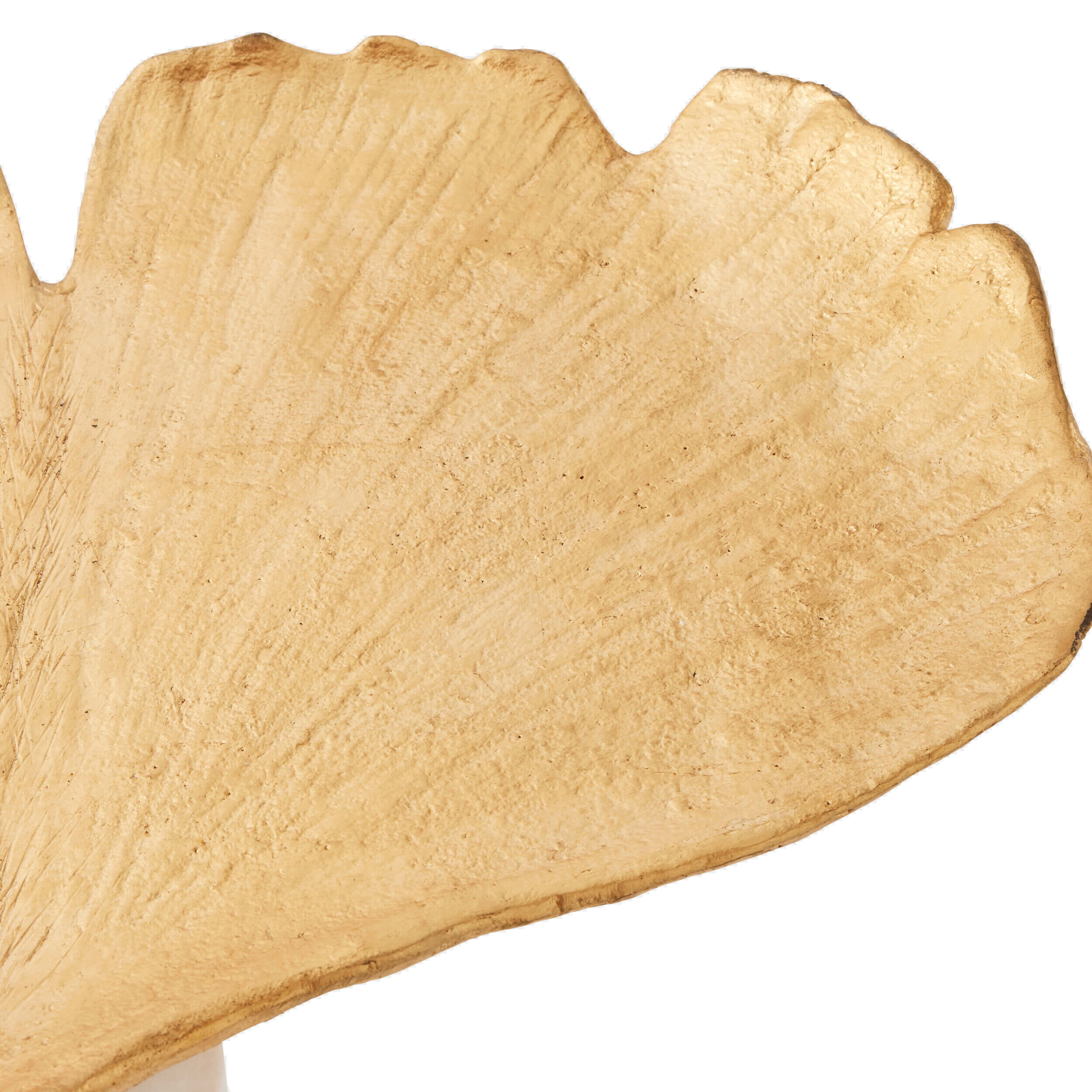 Ginkgo Leaf Side Table, Gold - Image 3