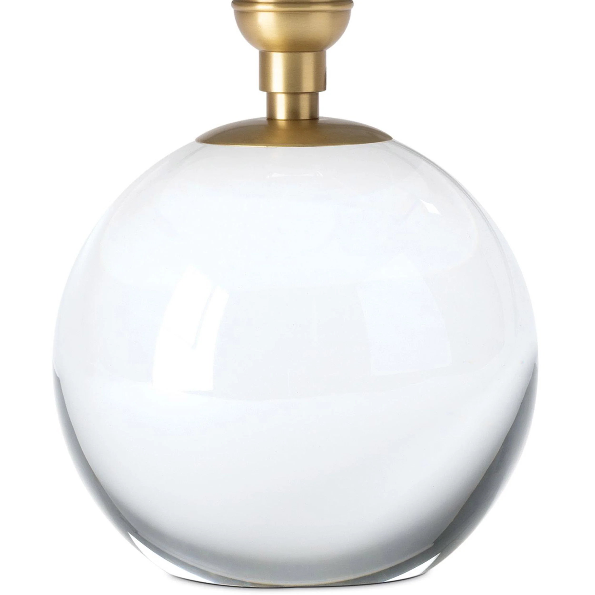 Giorgio Crystal Mini Lamp, Natural Brass/Wild Poppy - Image 2