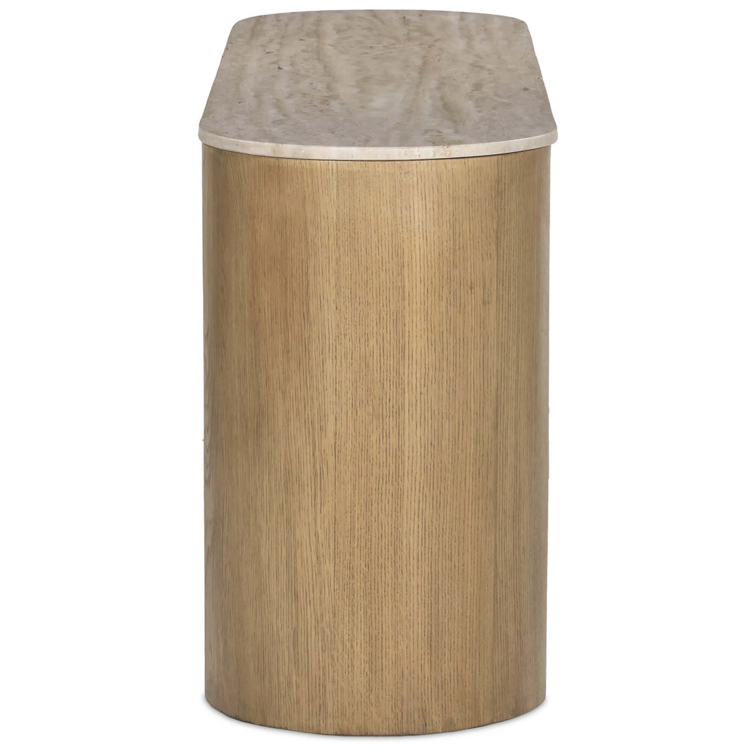 Giovani Media Console, Natural Travertine by Four Hands - Image 3