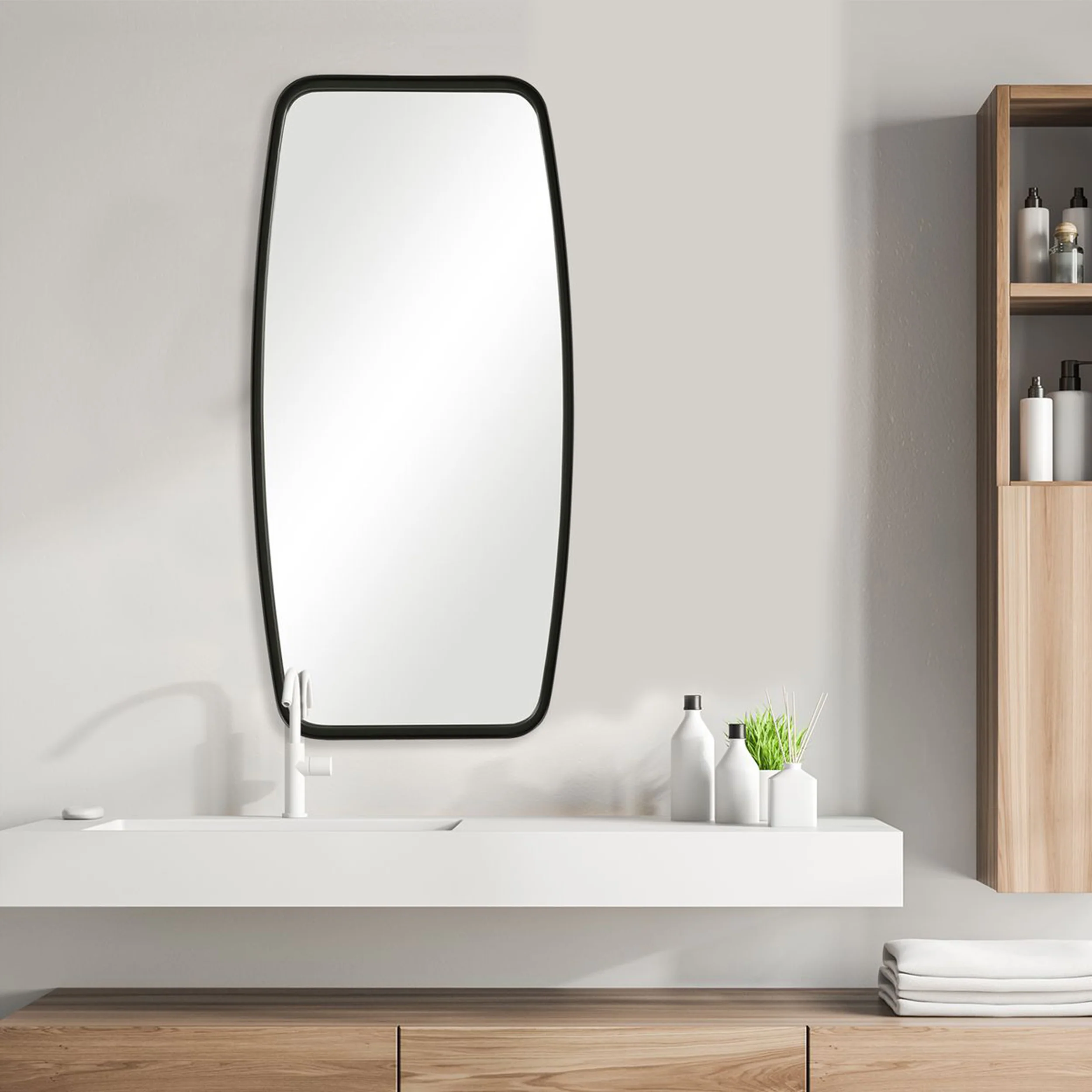 Glen Mirror, Black - Image 4