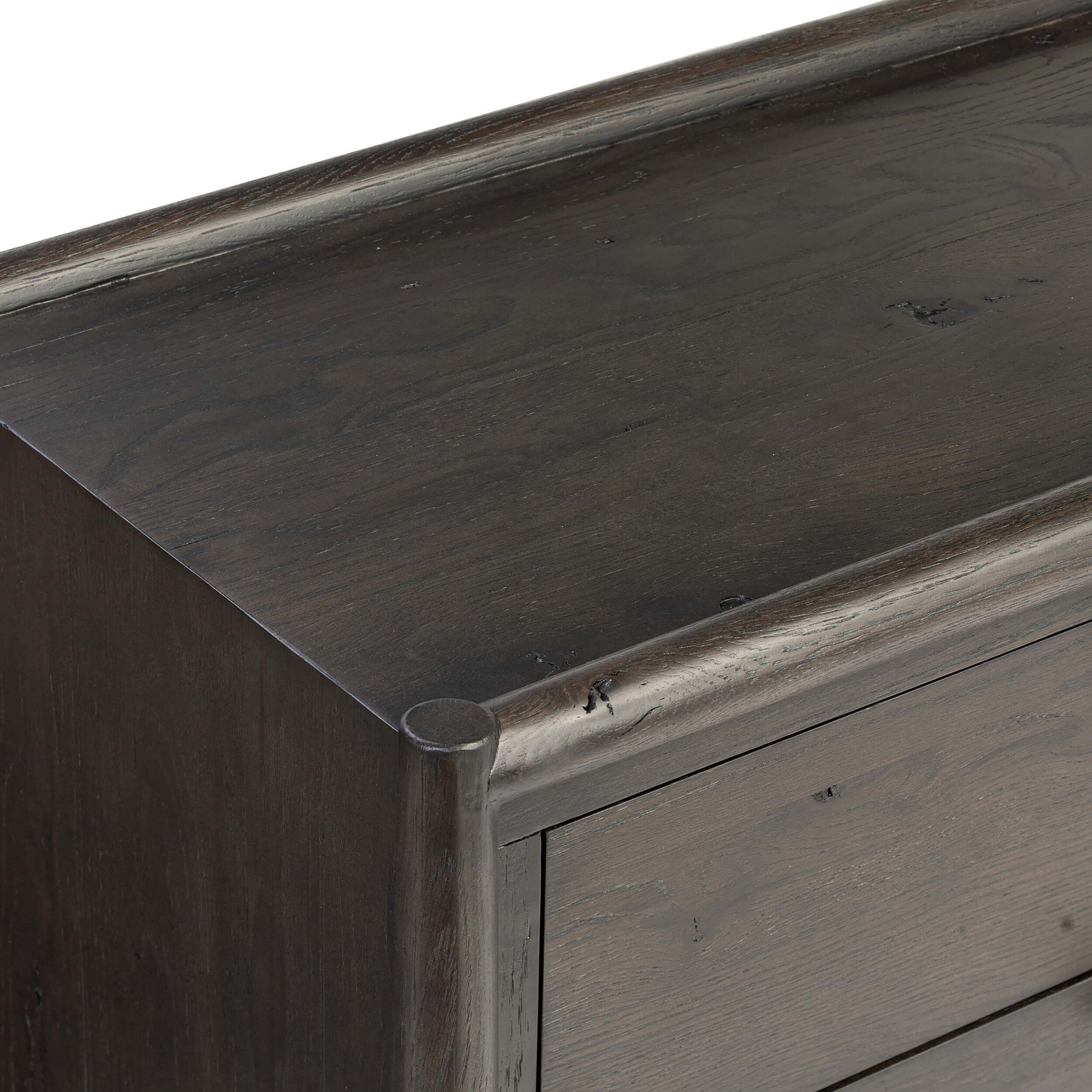 Glenview 6 Drawer Dresser, Cracked Smoked Black by Four Hands - Image 5