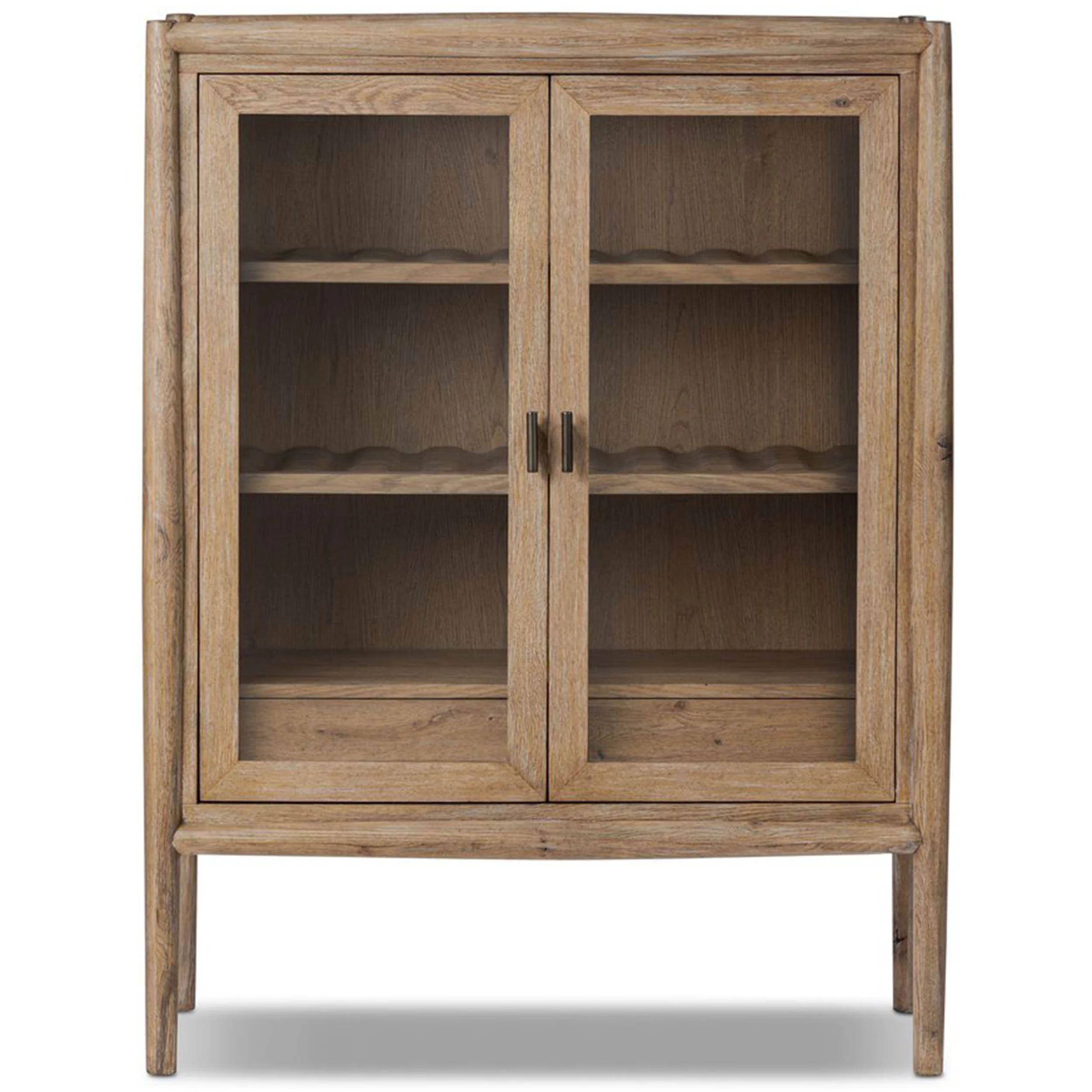 Glenview Bar Cabinet, Weathered Oak by Four Hands - Image 2
