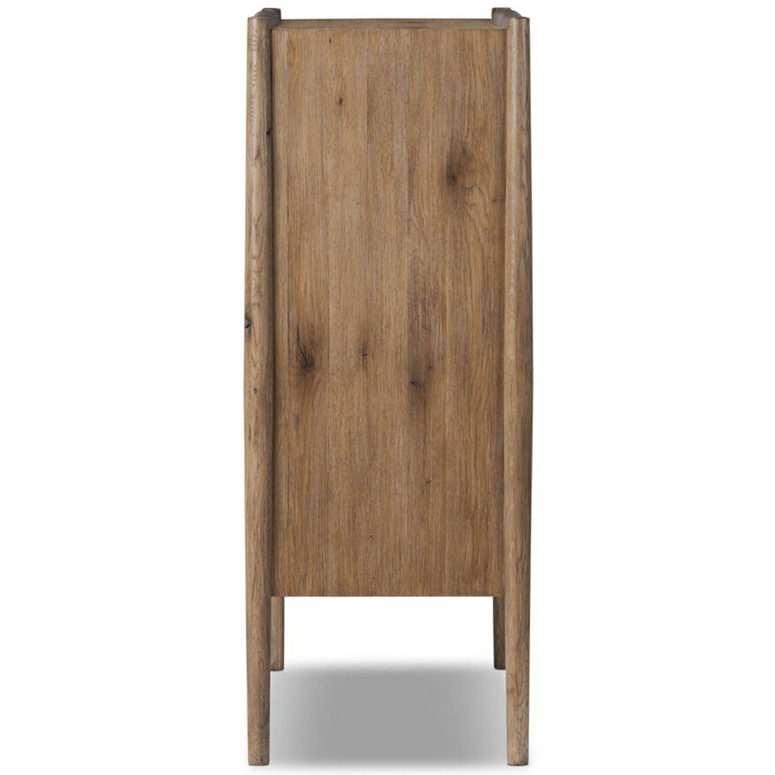 Glenview Bar Cabinet, Weathered Oak by Four Hands - Image 3