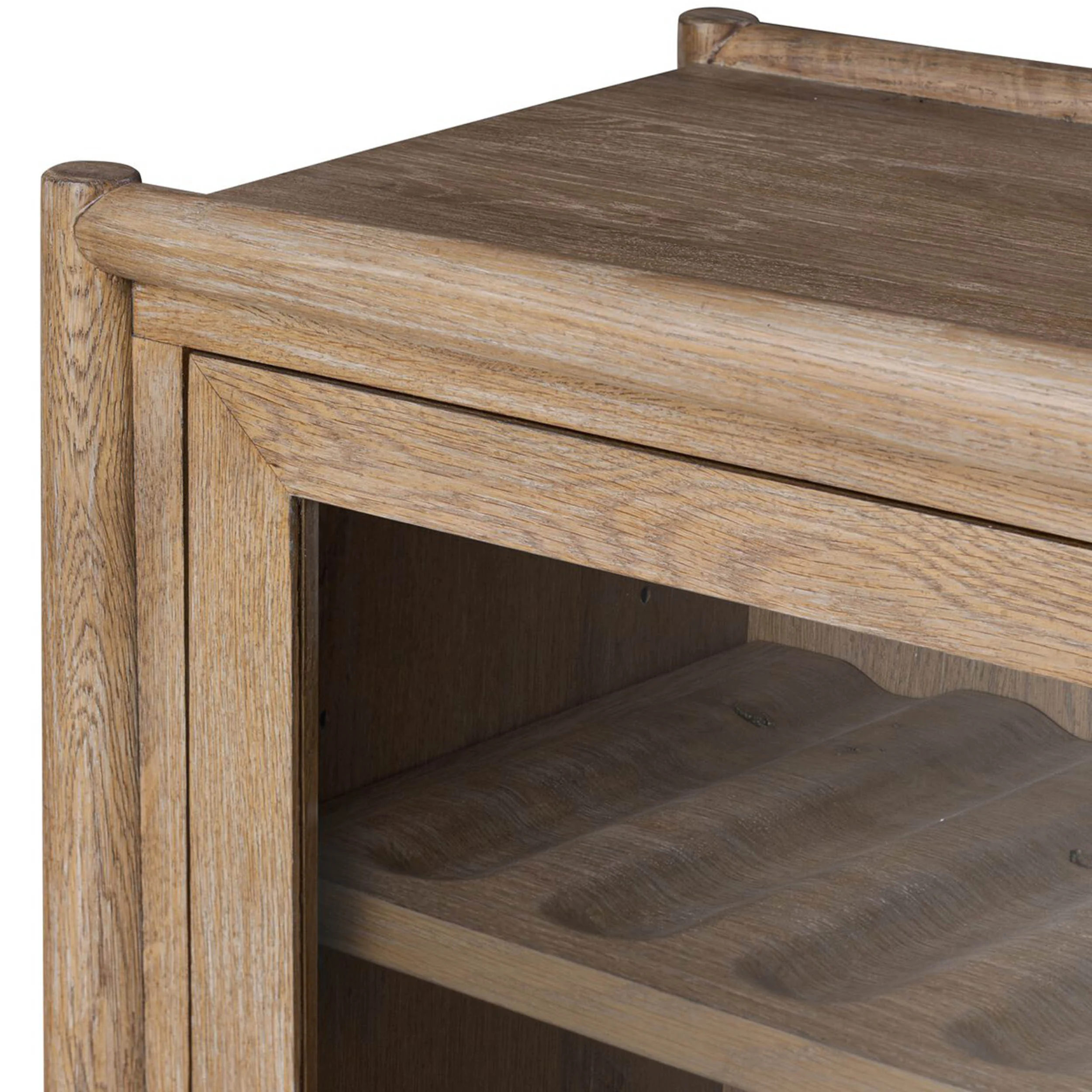 Glenview Bar Cabinet, Weathered Oak by Four Hands - Image 5