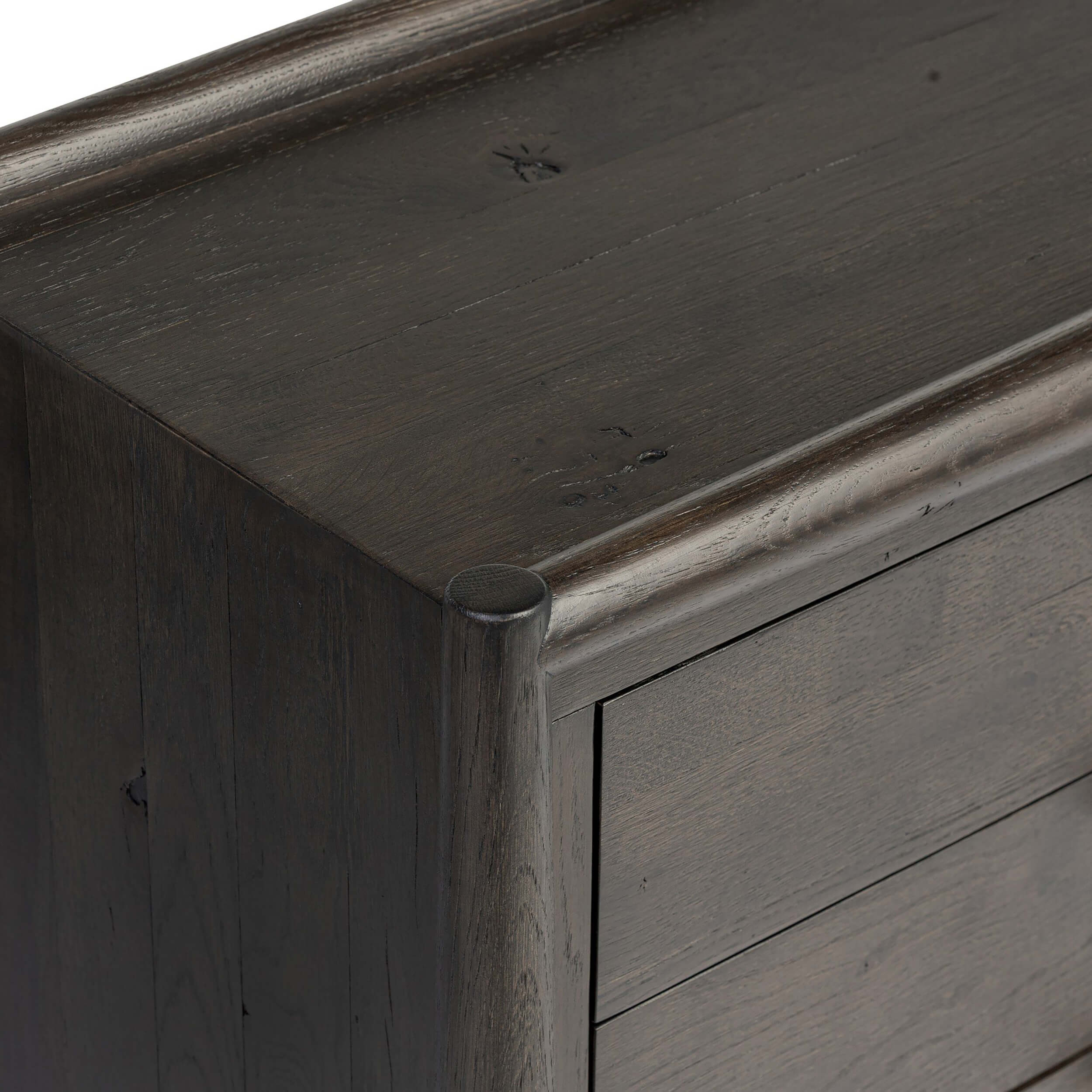 Glenview Nightstand, Cracked Smoked Black by Four Hands - Image 5