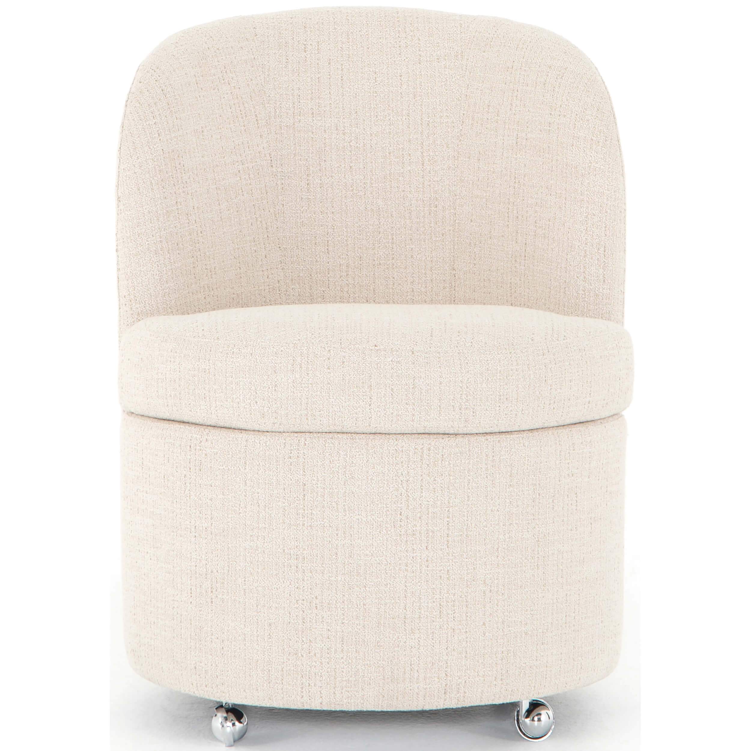 Gloria Dining Chair, Hampton Cream, Set of 2 by Four Hands - Image 2