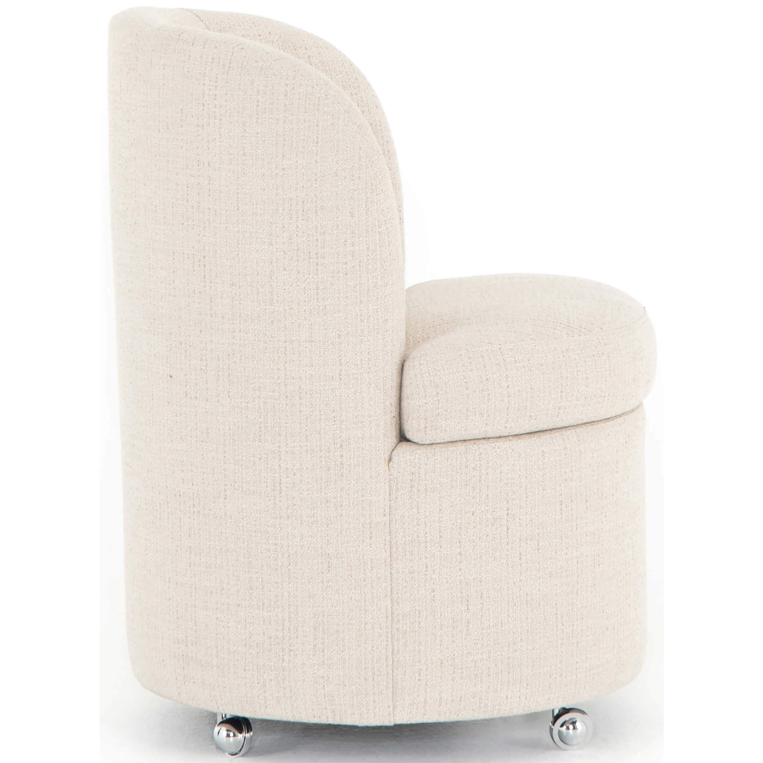 Gloria Dining Chair, Hampton Cream, Set of 2 by Four Hands - Image 3