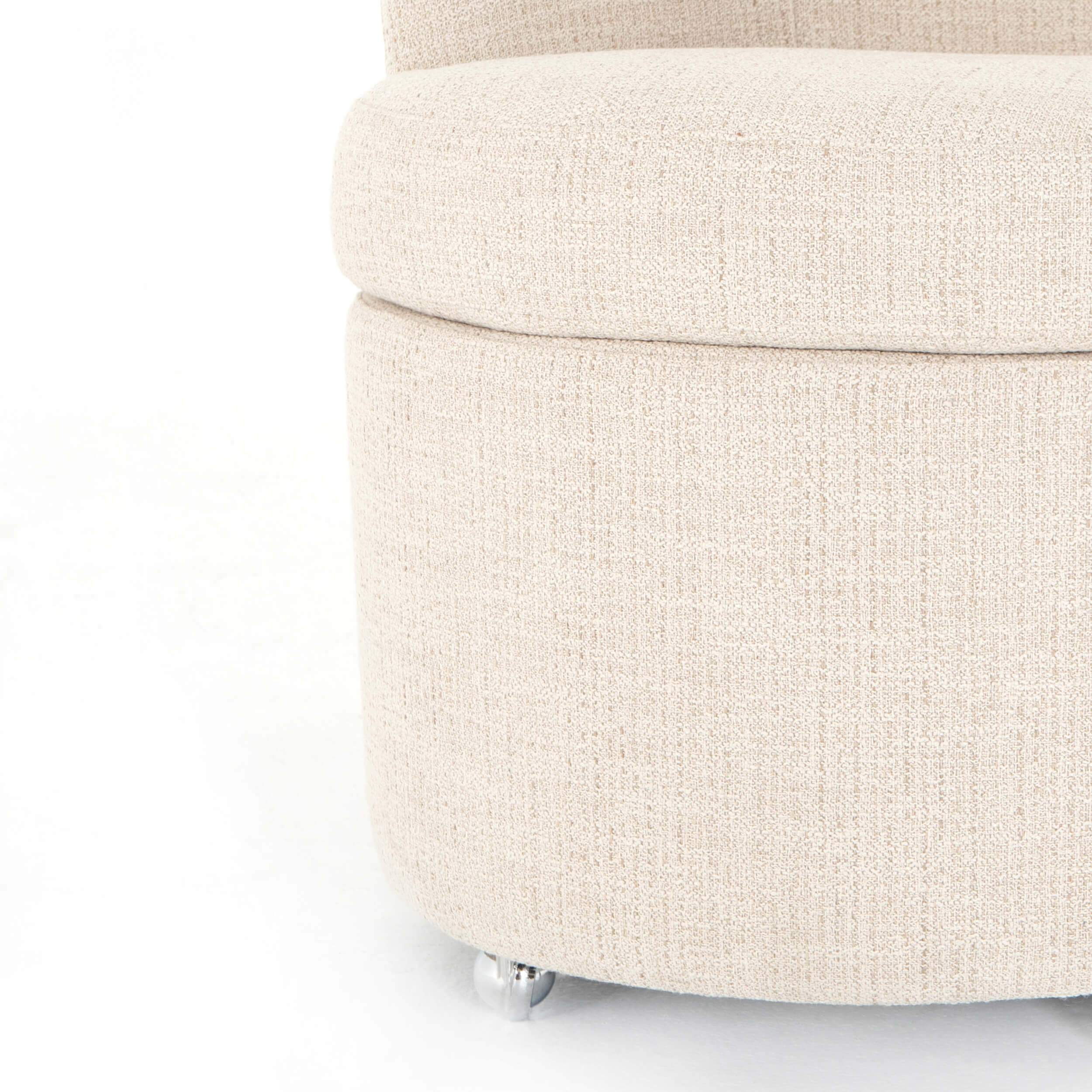 Gloria Dining Chair, Hampton Cream, Set of 2 by Four Hands - Image 6