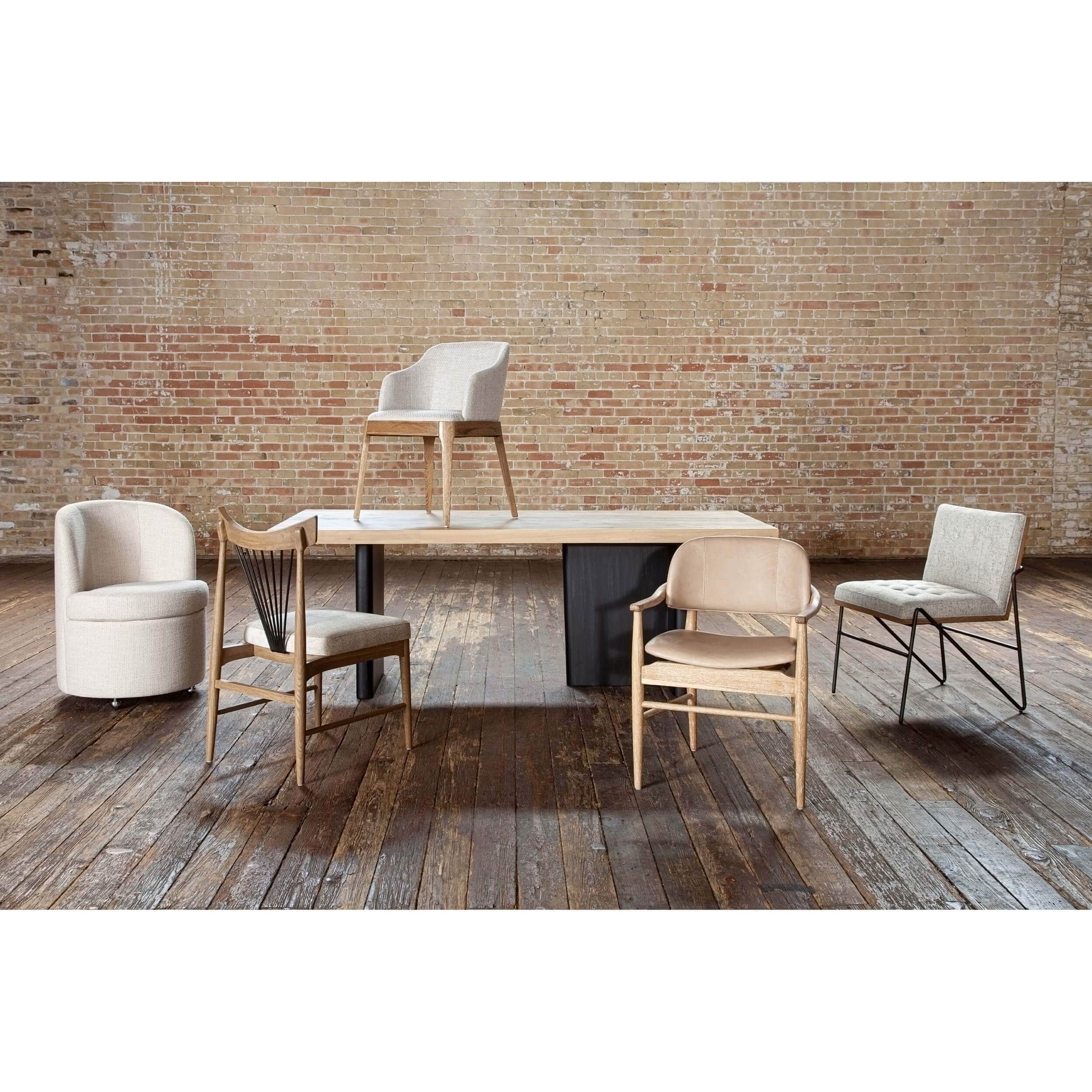 Gloria Dining Chair, Hampton Cream, Set of 2 by Four Hands - Image 7