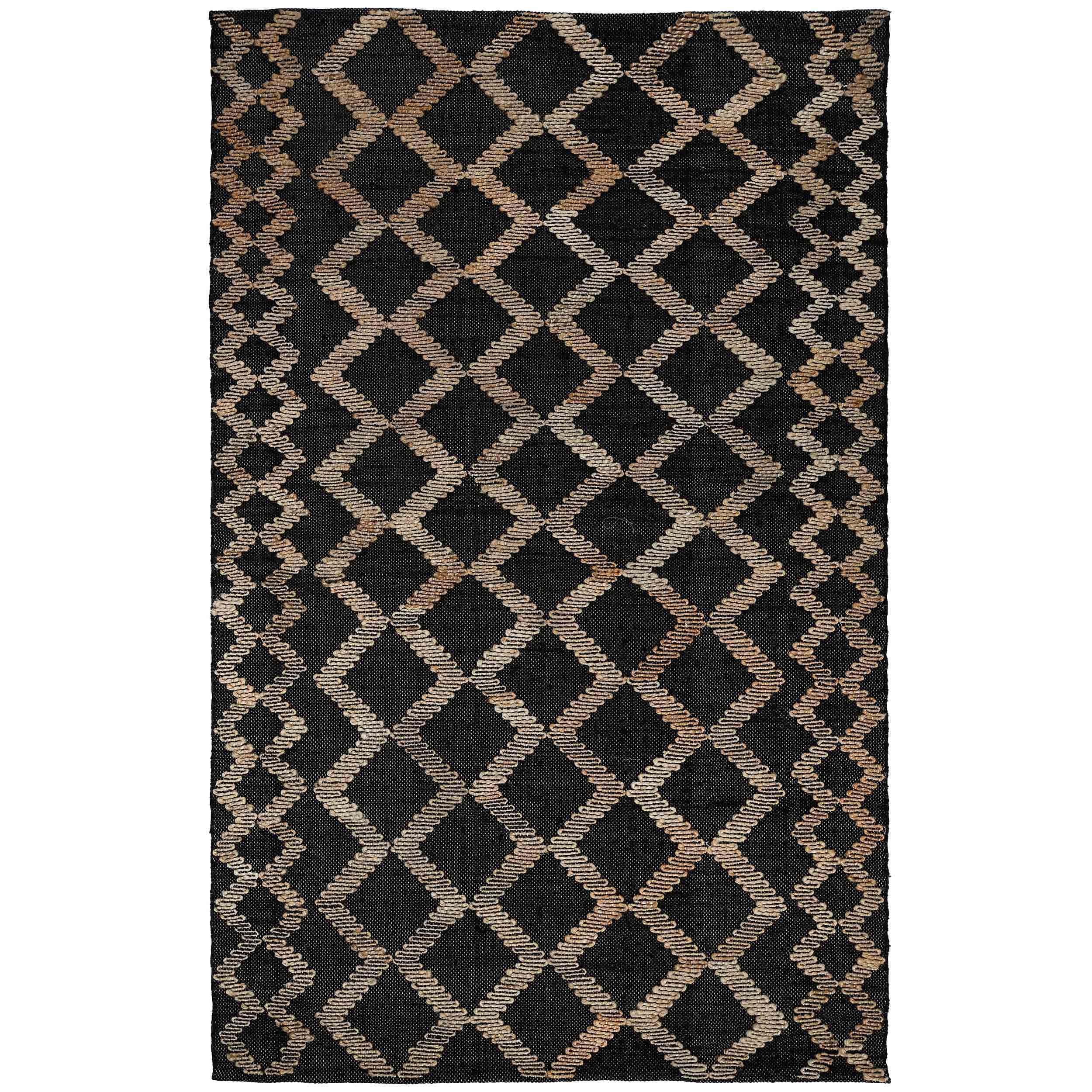 Gobi Rug, Black/Natural
