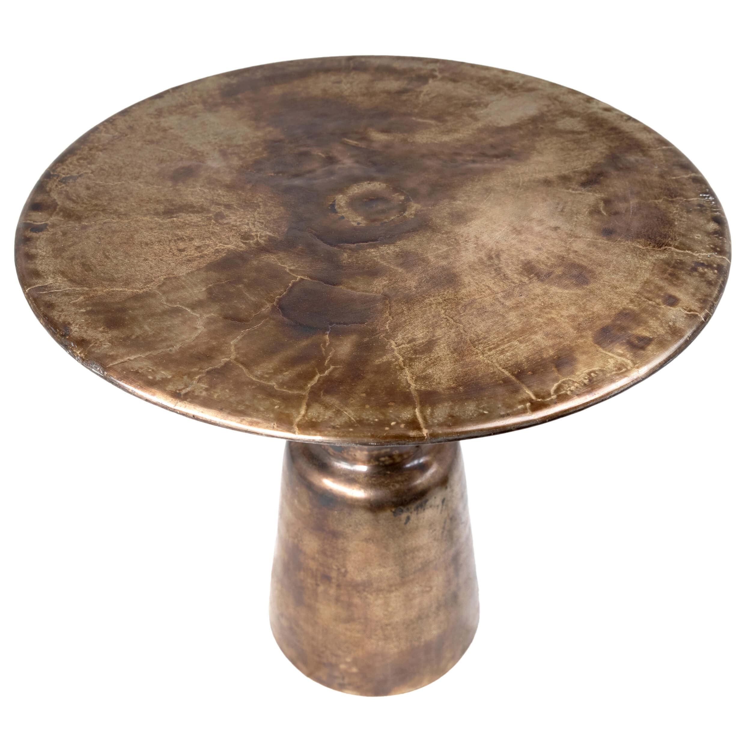 Golbez Bistro Table, Antique Brass - Image 2
