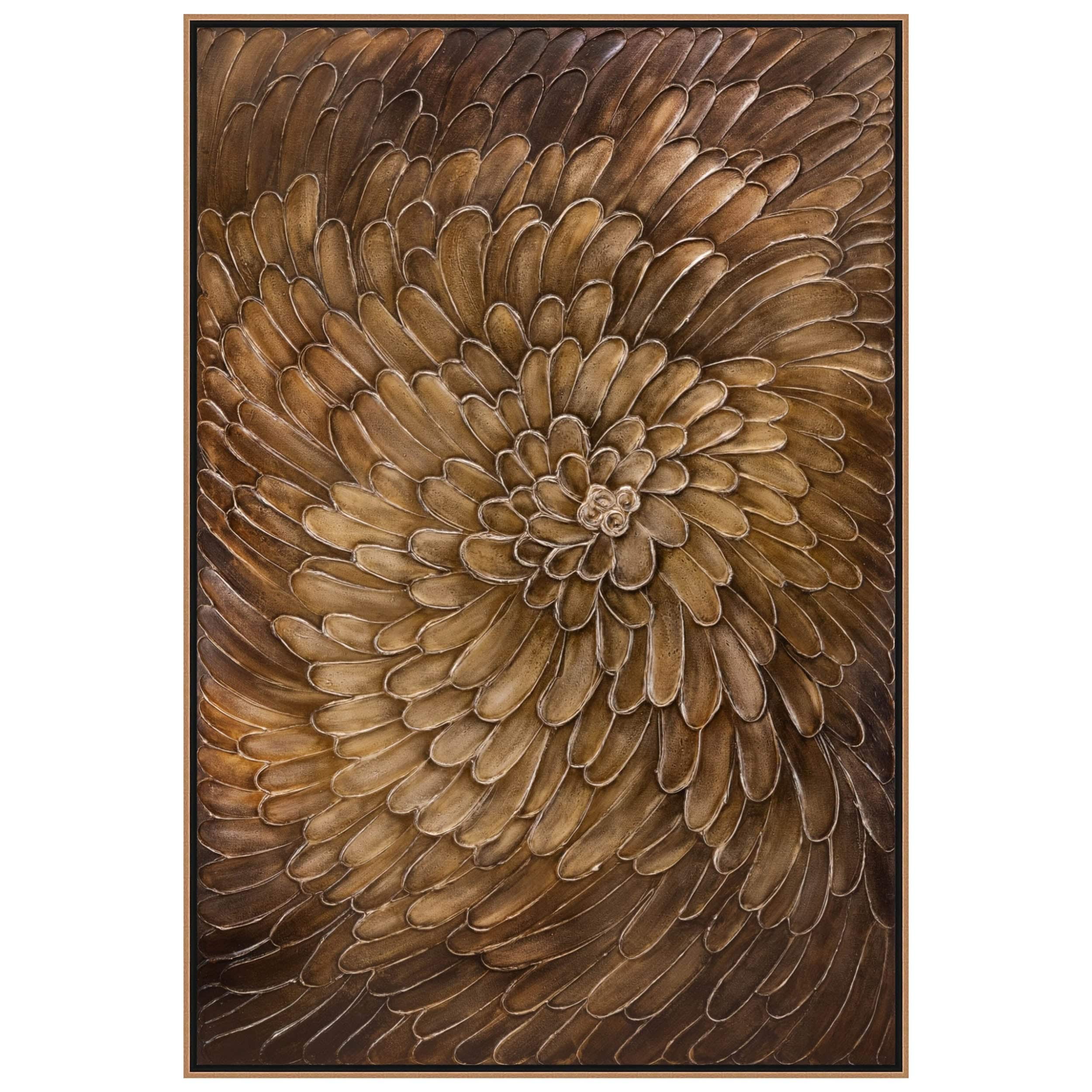 Golden Descent Framed