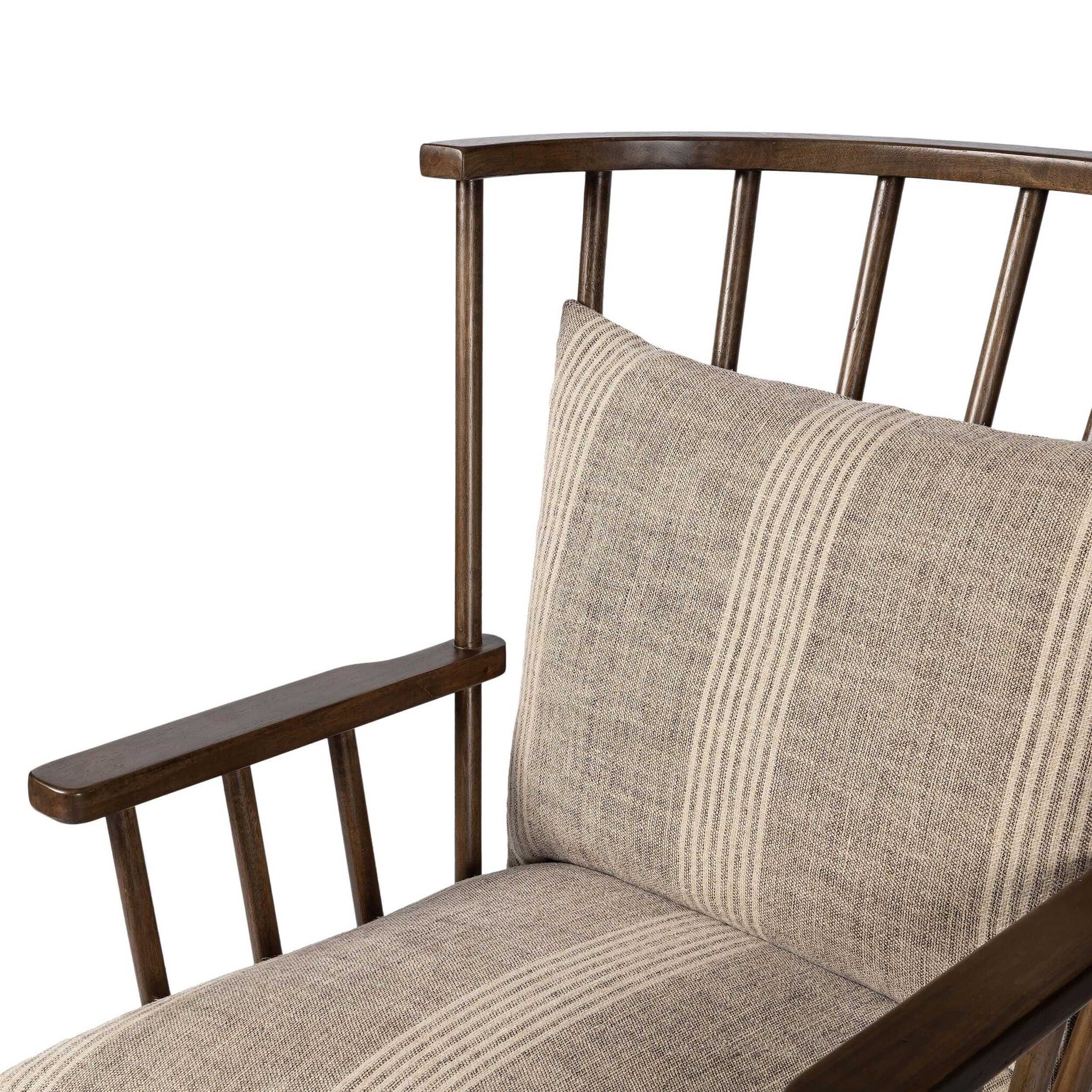 Graham Chair, Manchester Flint by Four Hands - Image 4