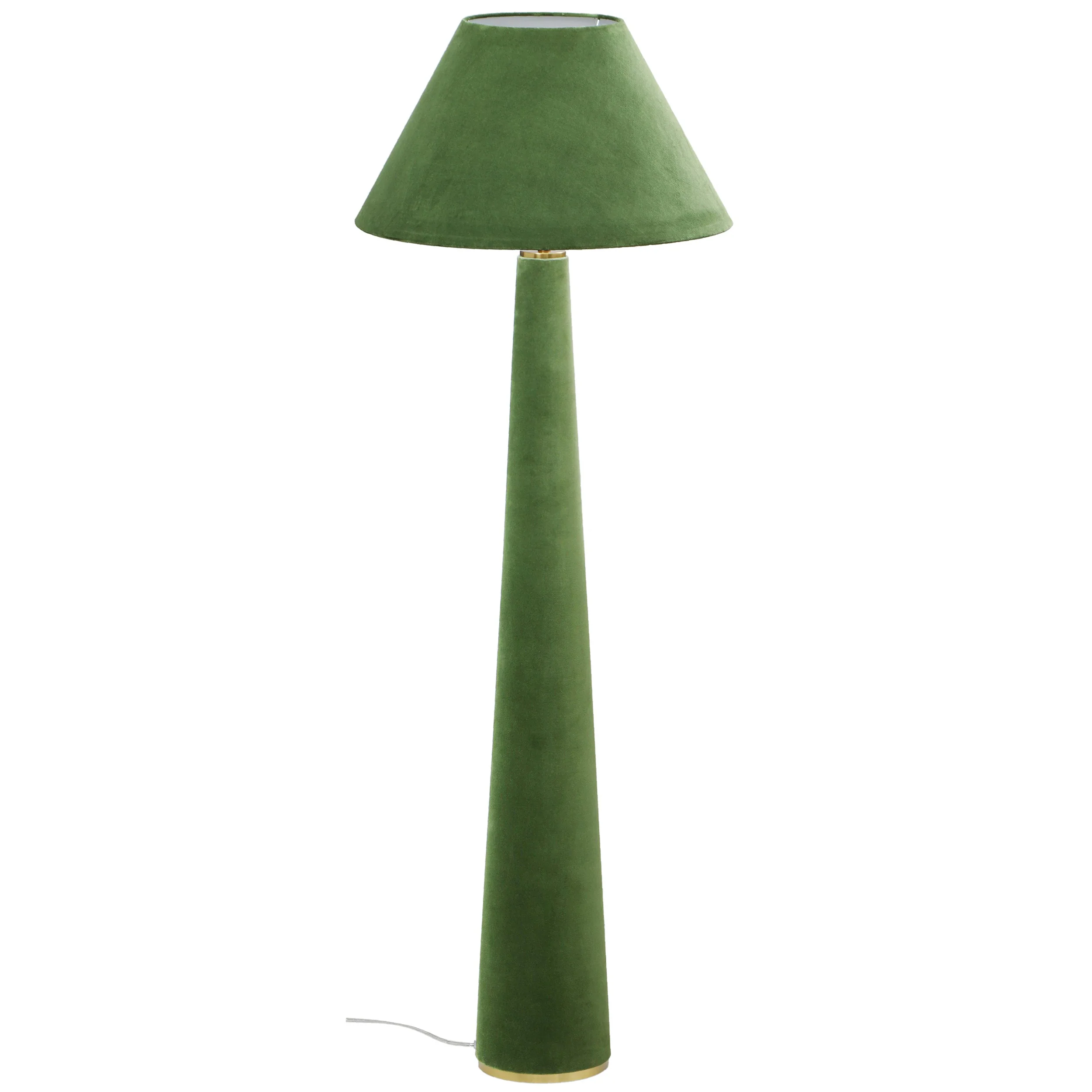 Graham Velvet Floor Lamp, Green - Image 2