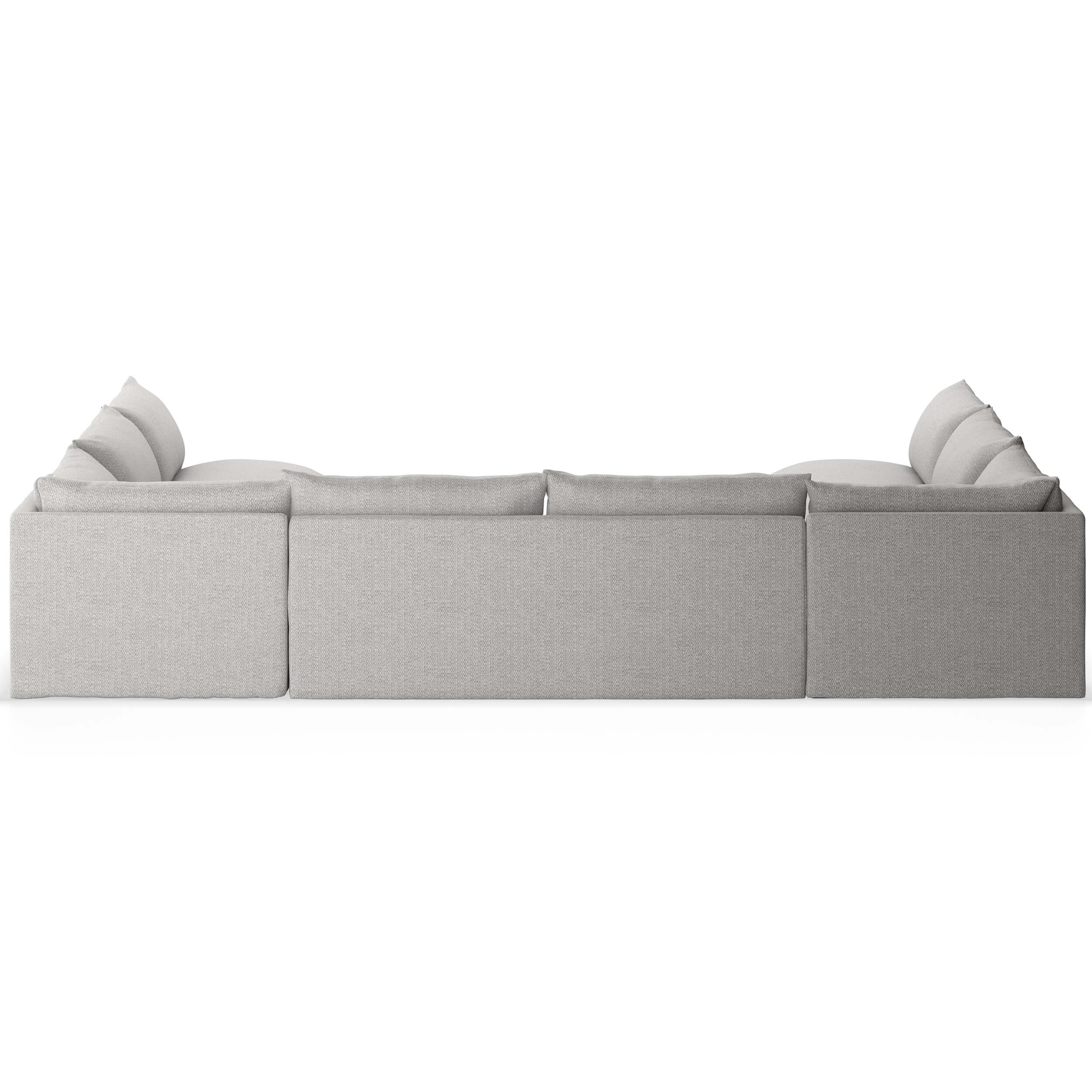 Grant Outdoor 5 Piece Sectional, Faye Ash by Four Hands - Image 4